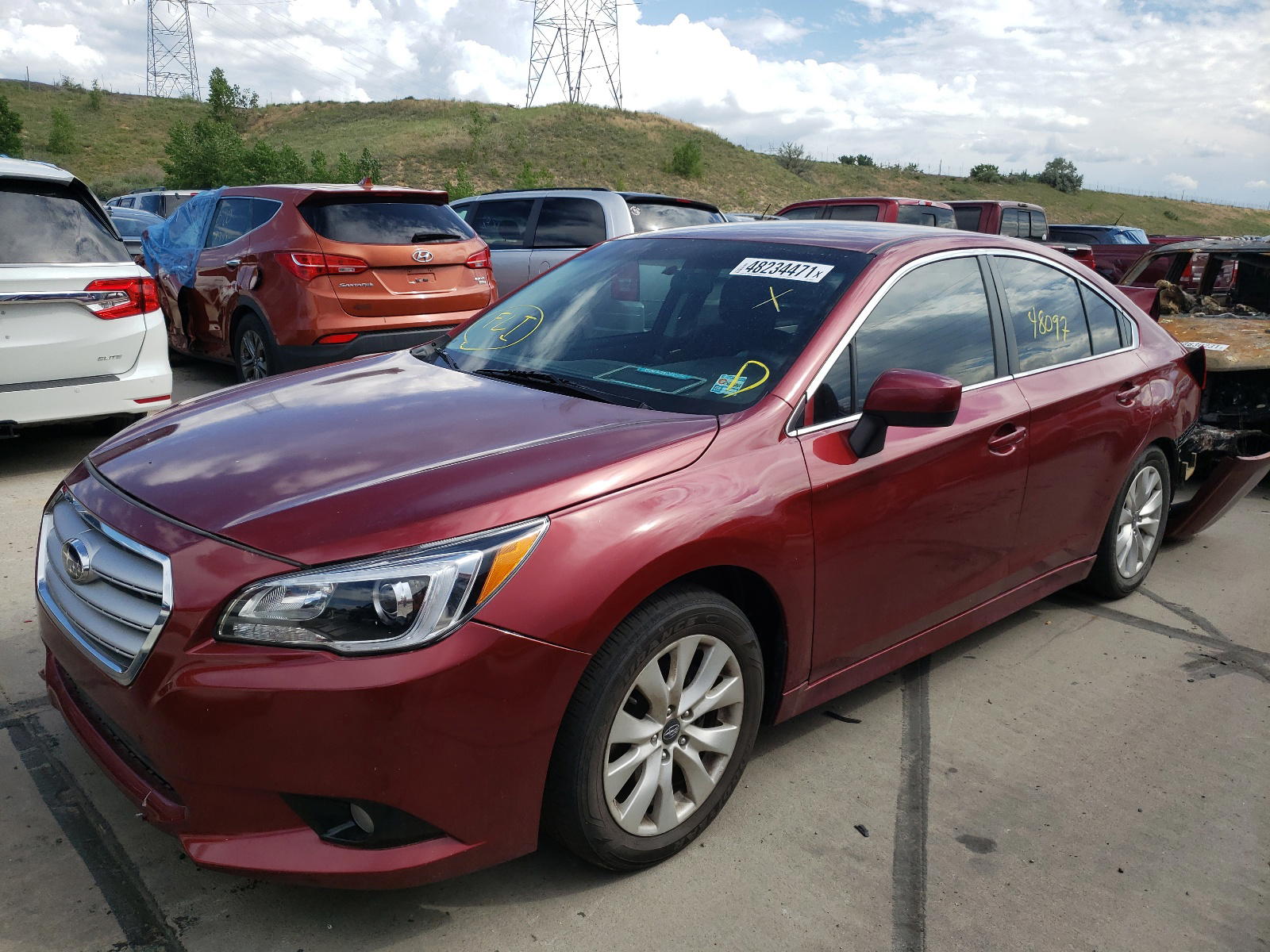 Photo 2 from auction – 2017 SUBARU LEGACY 2.5 with VIN 4S3BNAC68H3067648