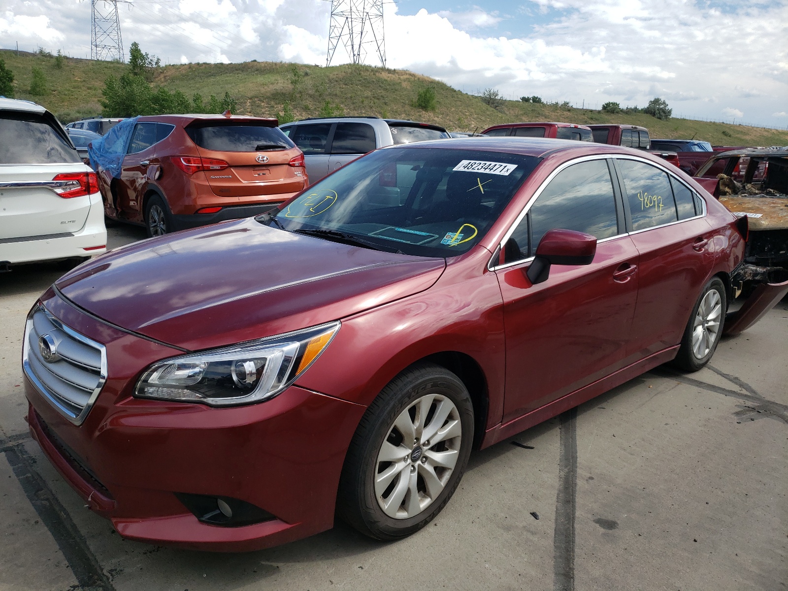 Zdjęcie 2 z aukcji – 2017 SUBARU LEGACY 2.5 z VIN 4S3BNAC68H3067648