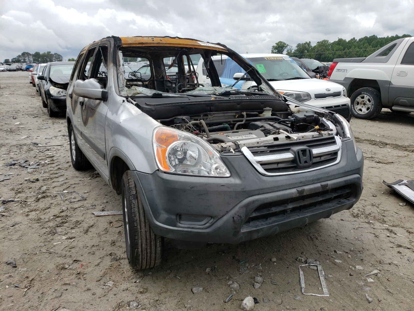 HONDA CR-V EX 2004 with VIN JHLRD78884C006456 - Photo from auction