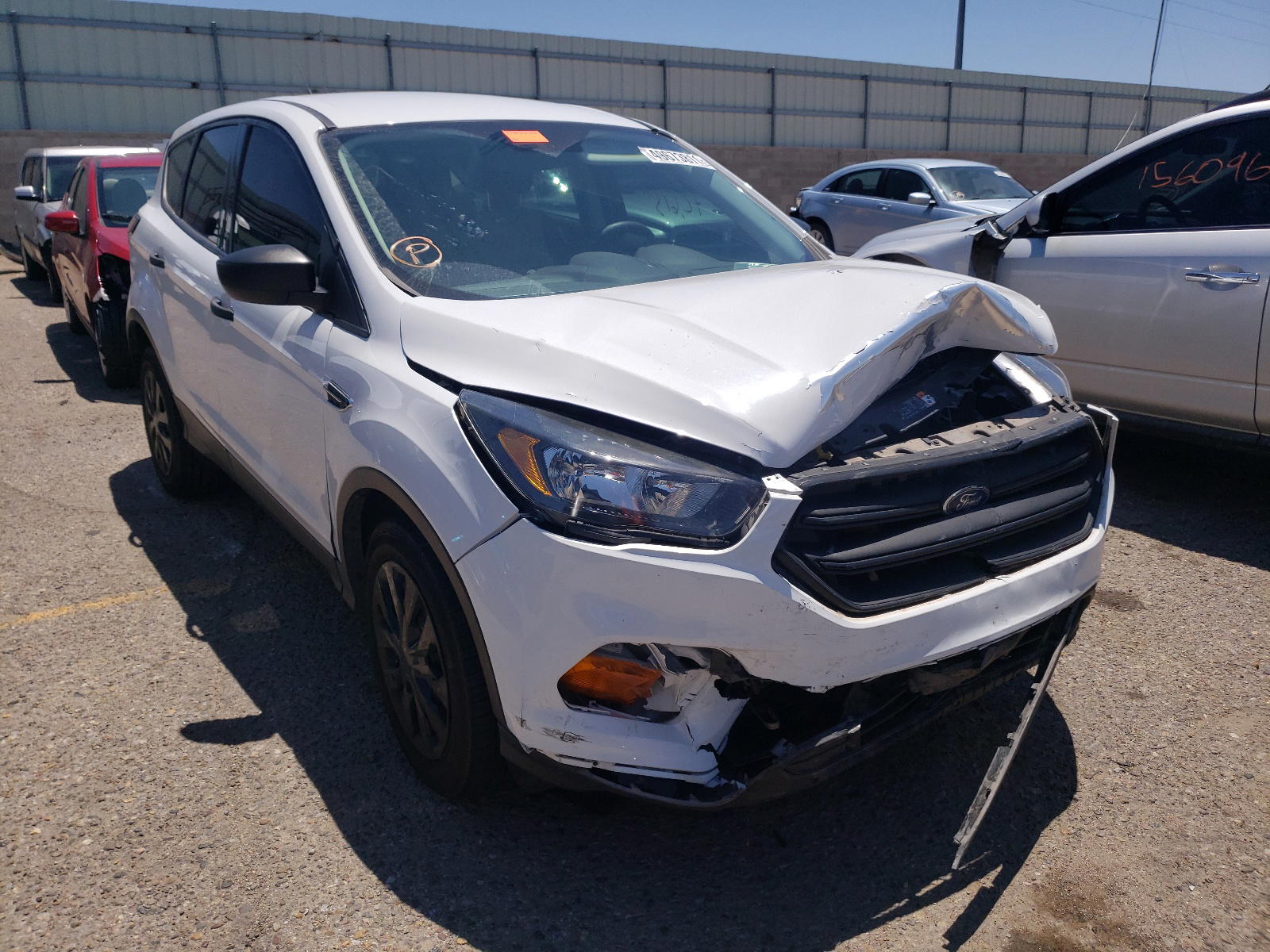 FORD ESCAPE S 2018 with VIN 1FMCU0F76JUB73338 - Photo from auction