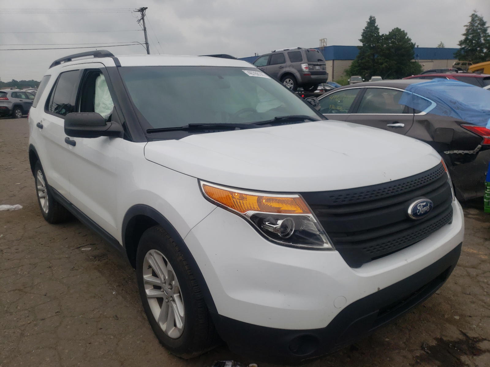 FORD EXPLORER 2015 with VIN 1FM5K7B85FGA61061 - Photo from auction
