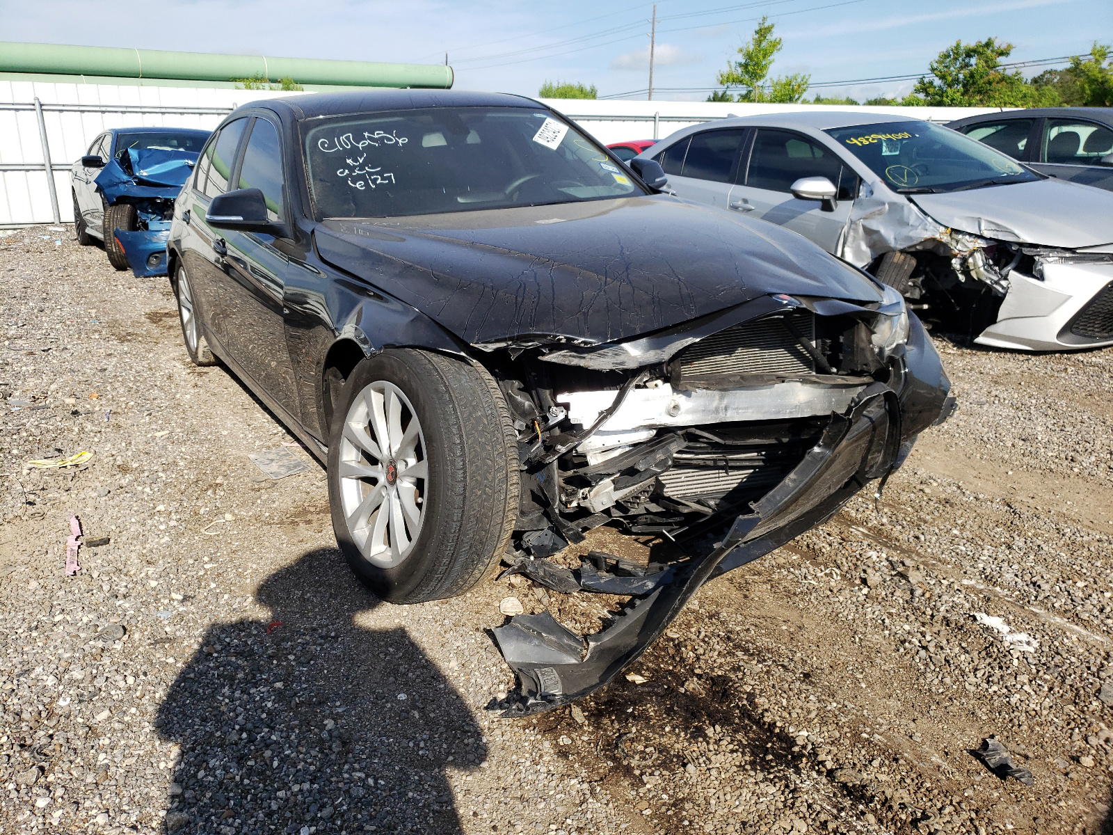 BMW 320 I 2018 with VIN WBA8E1G56JNU91980 - Photo from auction
