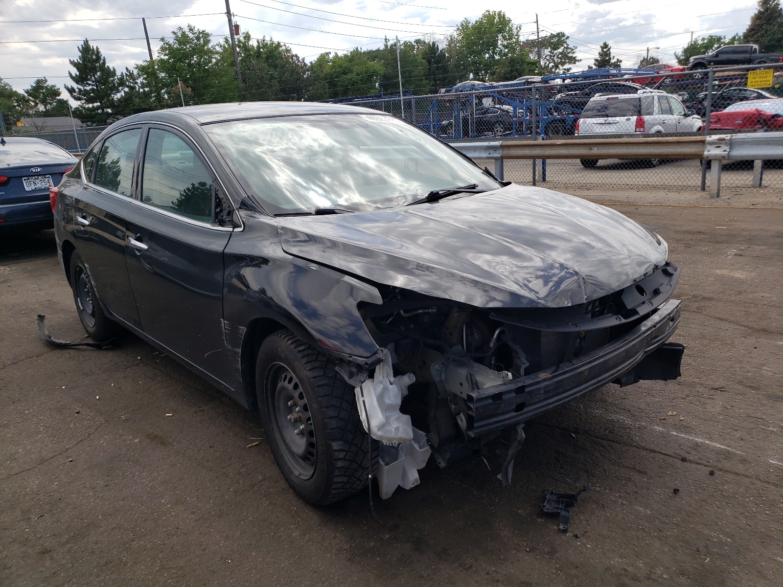 Photo 1 from auction – 2017 NISSAN SENTRA S with VIN 3N1AB7AP3HY313101