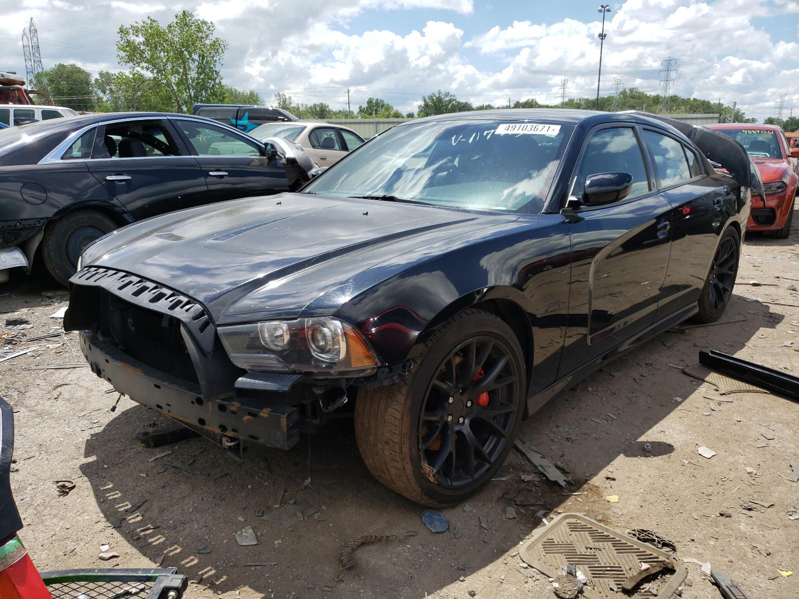 Photo 2 from auction – 2012 DODGE CHARGER SR with VIN 2C3CDXEJ1CH117313