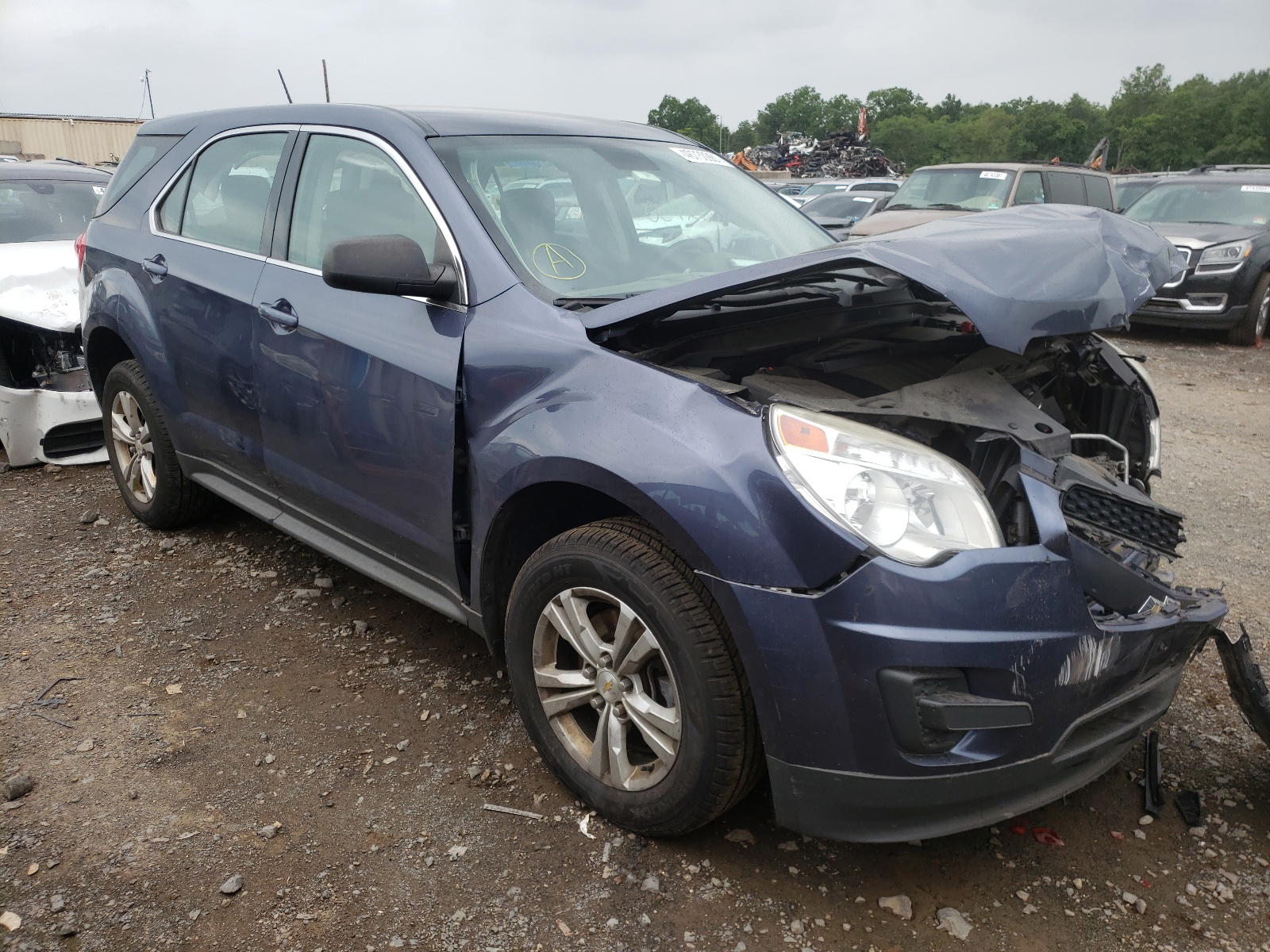CHEVROLET EQUINOX LS 2014 with VIN 2GNFLEEK5E6318968 - Photo from auction