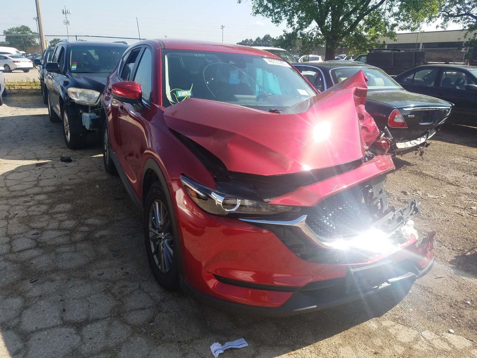 MAZDA CX-5 TOURI 2017 with VIN JM3KFBCL5H0112210 - Photo from auction