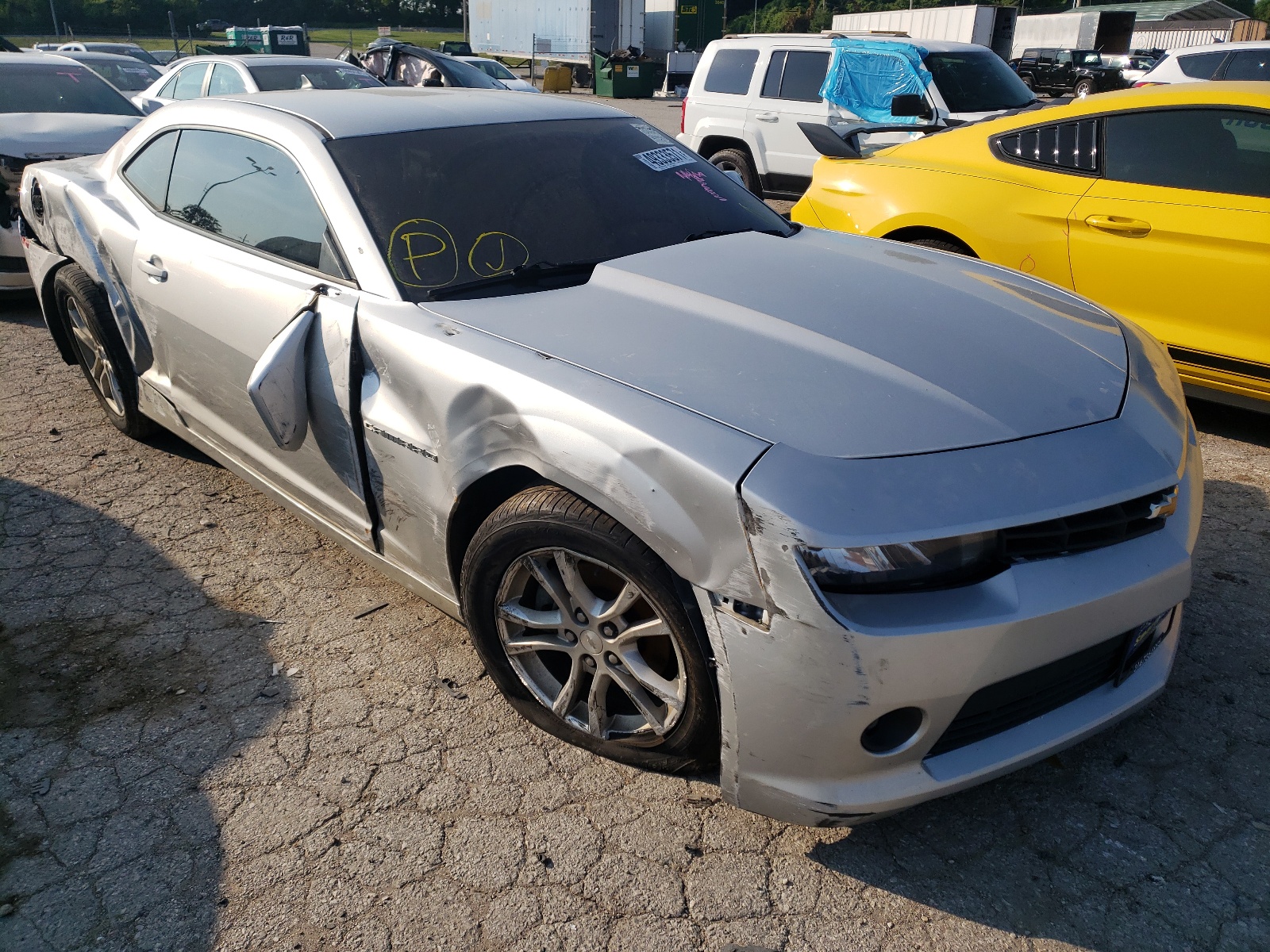 CHEVROLET CAMARO LT 2014 with VIN 2G1FB1E36E9279084 - Photo from auction
