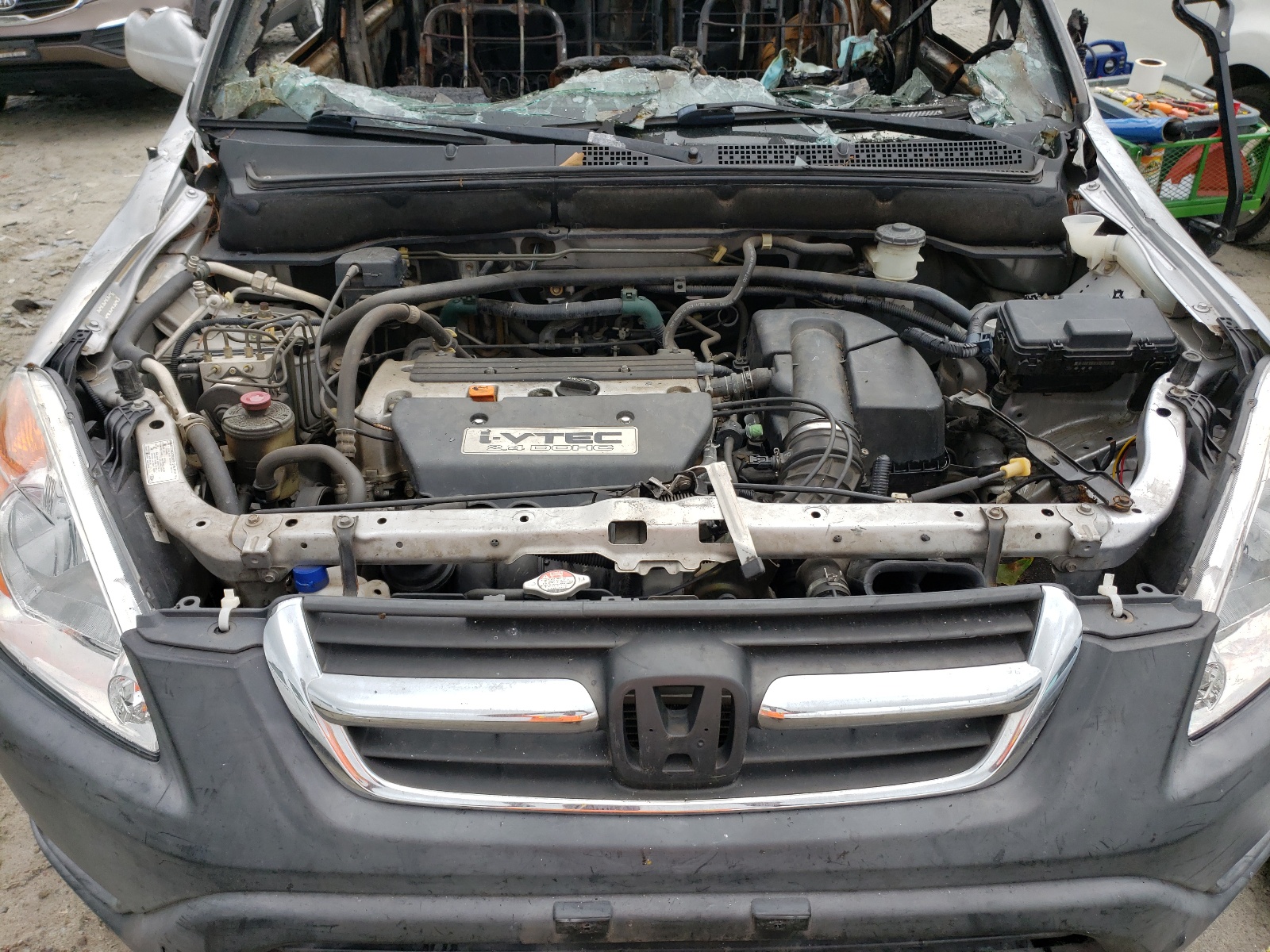 Photo 7 from auction – 2004 HONDA CR-V EX with VIN JHLRD78884C006456
