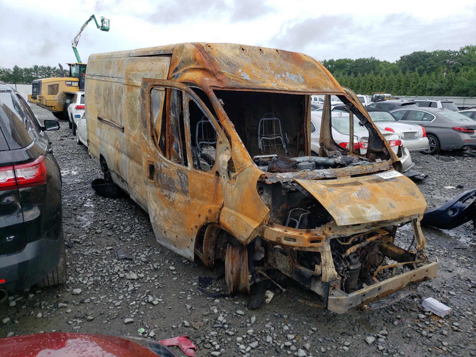 RAM PROMASTER 2019 with VIN 3C6URVJG5KE541983 - Photo from auction