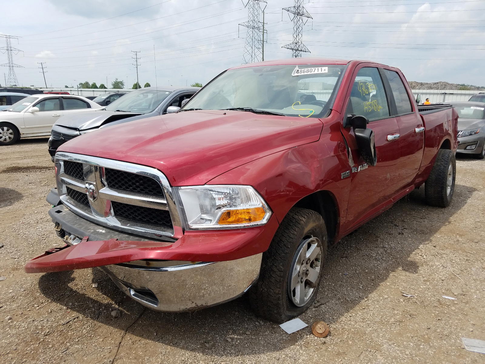 Photo 2 from auction – 2009 DODGE RAM 1500 with VIN 1D3HV18TX9S765167