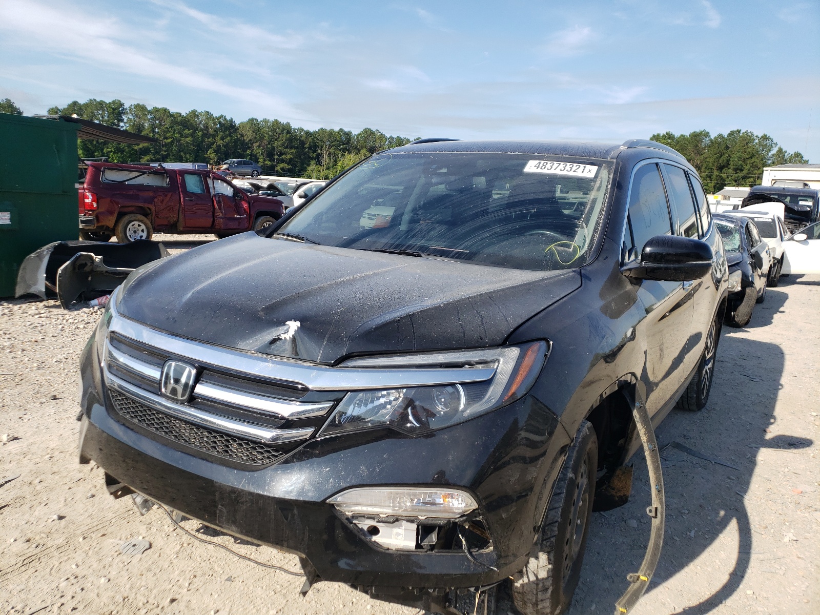 Photo 2 from auction – 2017 HONDA PILOT ELIT with VIN 5FNYF6H01HB099594