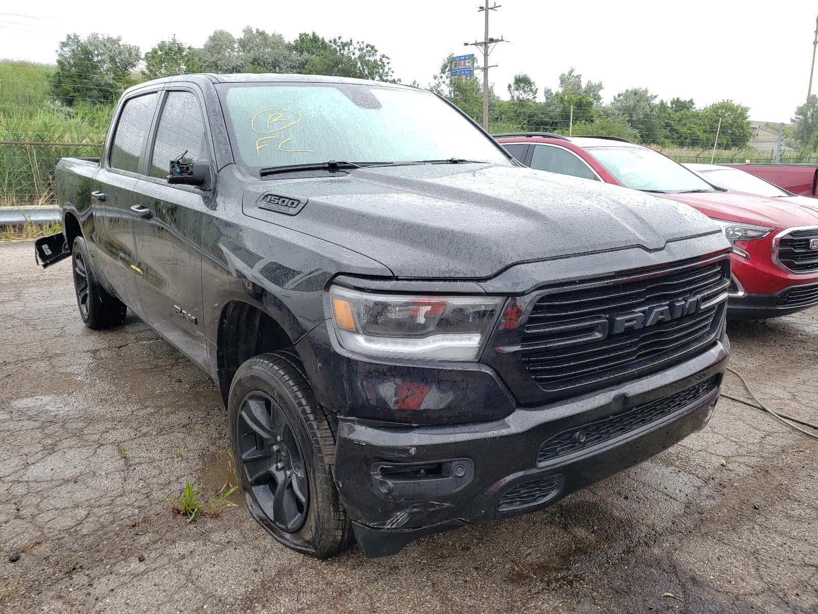 RAM 1500 BIG H 2020 with VIN 1C6SRFFTXLN282925 - Photo from auction