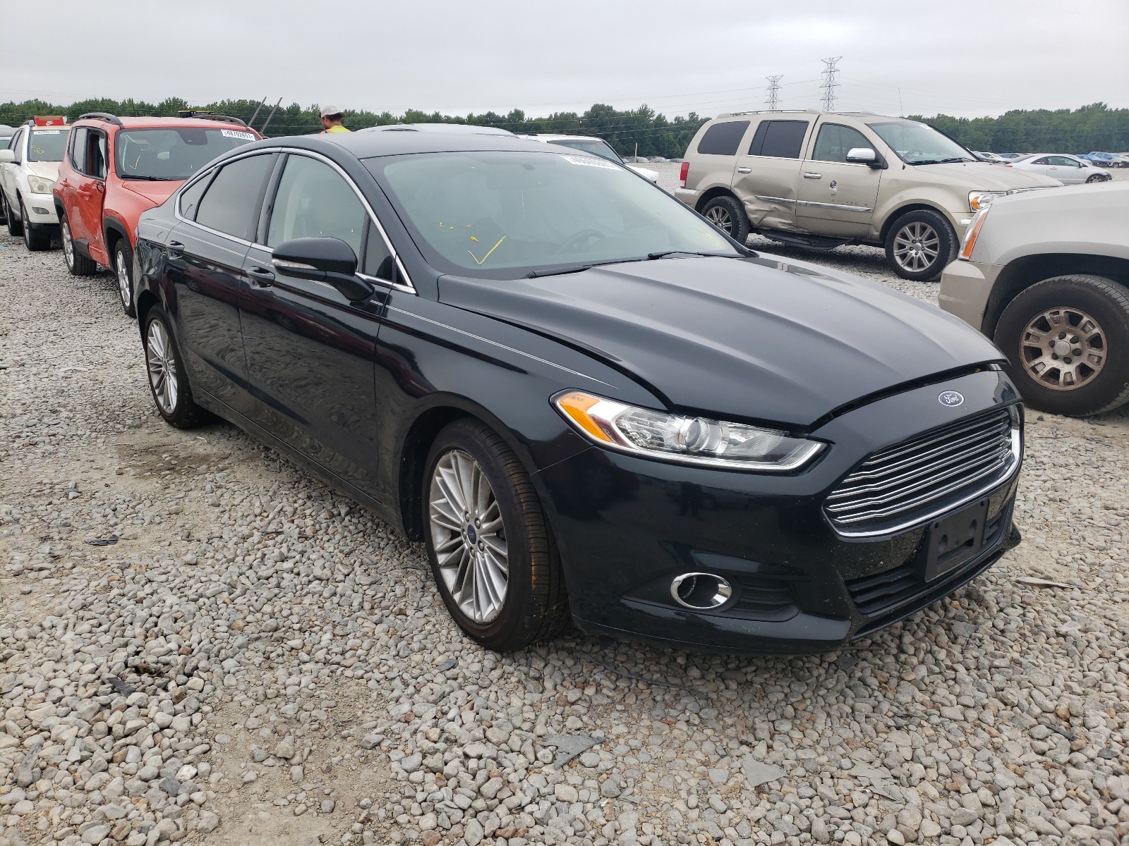 FORD FUSION SE 2014 with VIN 3FA6P0H92ER202148 - Photo from auction