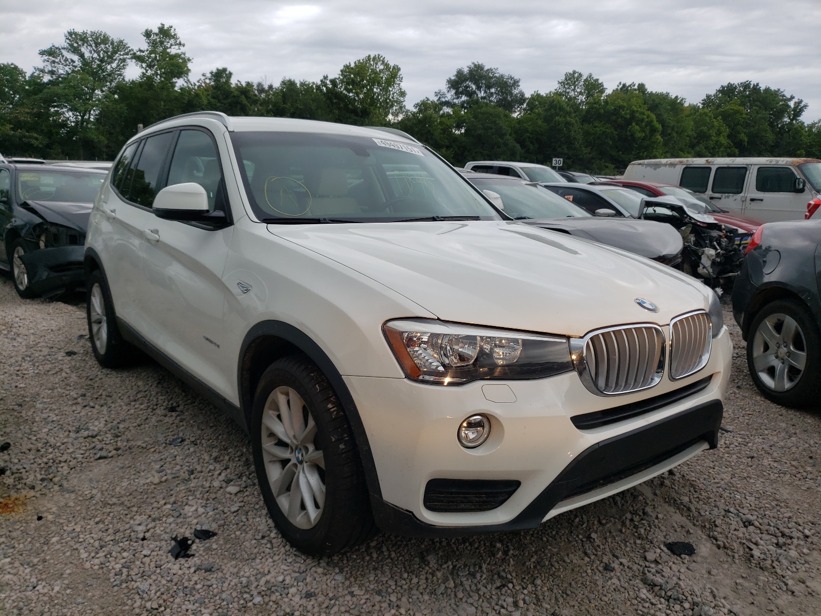 BMW X3 SDRIVE2 2017 with VIN 5UXWZ7C38H0X41456 - Photo from auction
