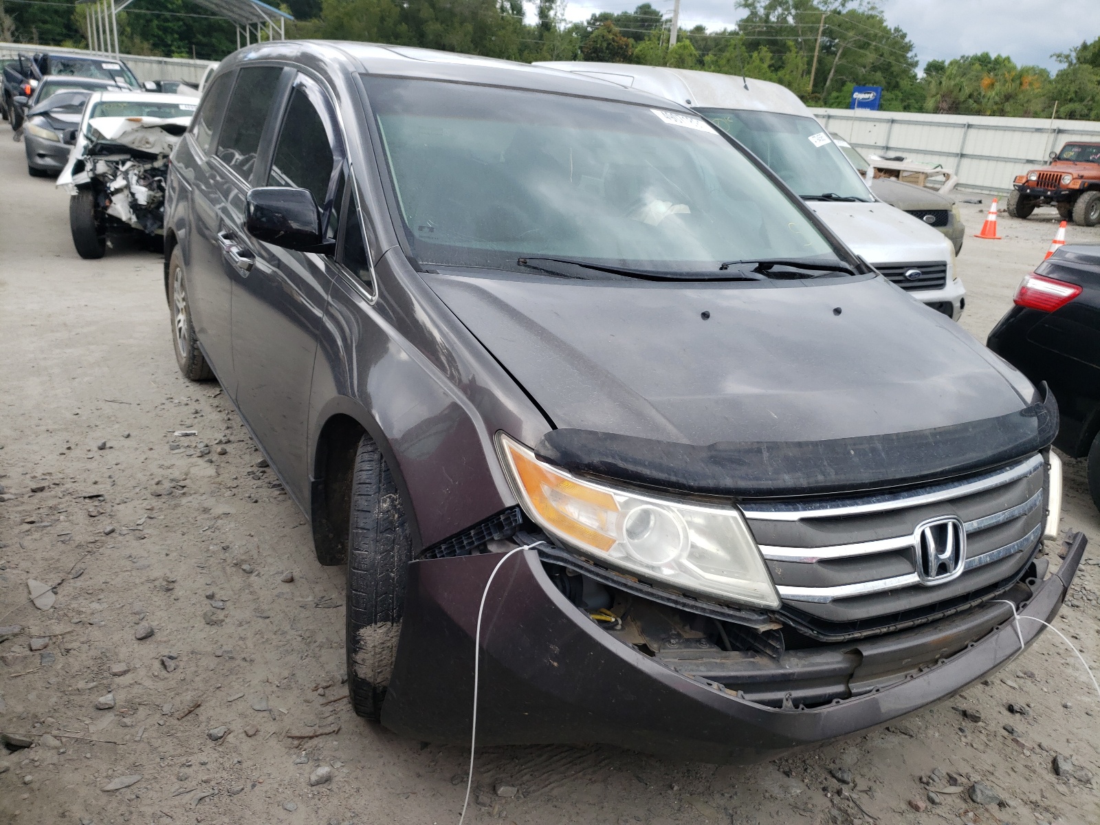 HONDA ODYSSEY EX 2012 with VIN 5FNRL5H66CB125109 - Photo from auction