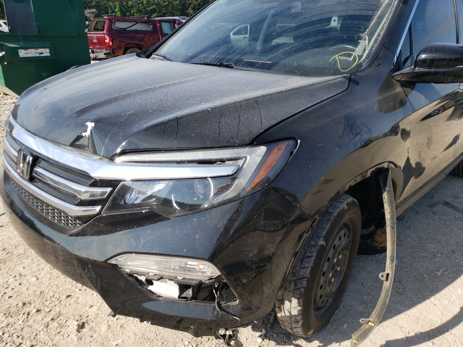 Photo 9 from auction – 2017 HONDA PILOT ELIT with VIN 5FNYF6H01HB099594