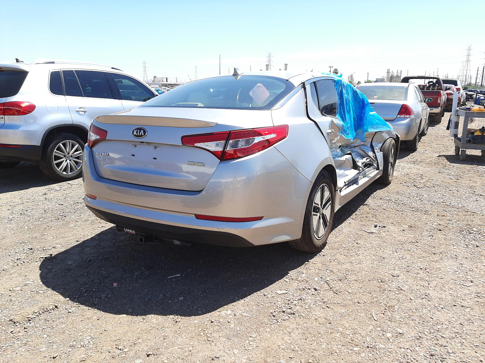Photo 4 from auction – 2012 KIA OPTIMA HYB with VIN KNAGM4AD2C5021724