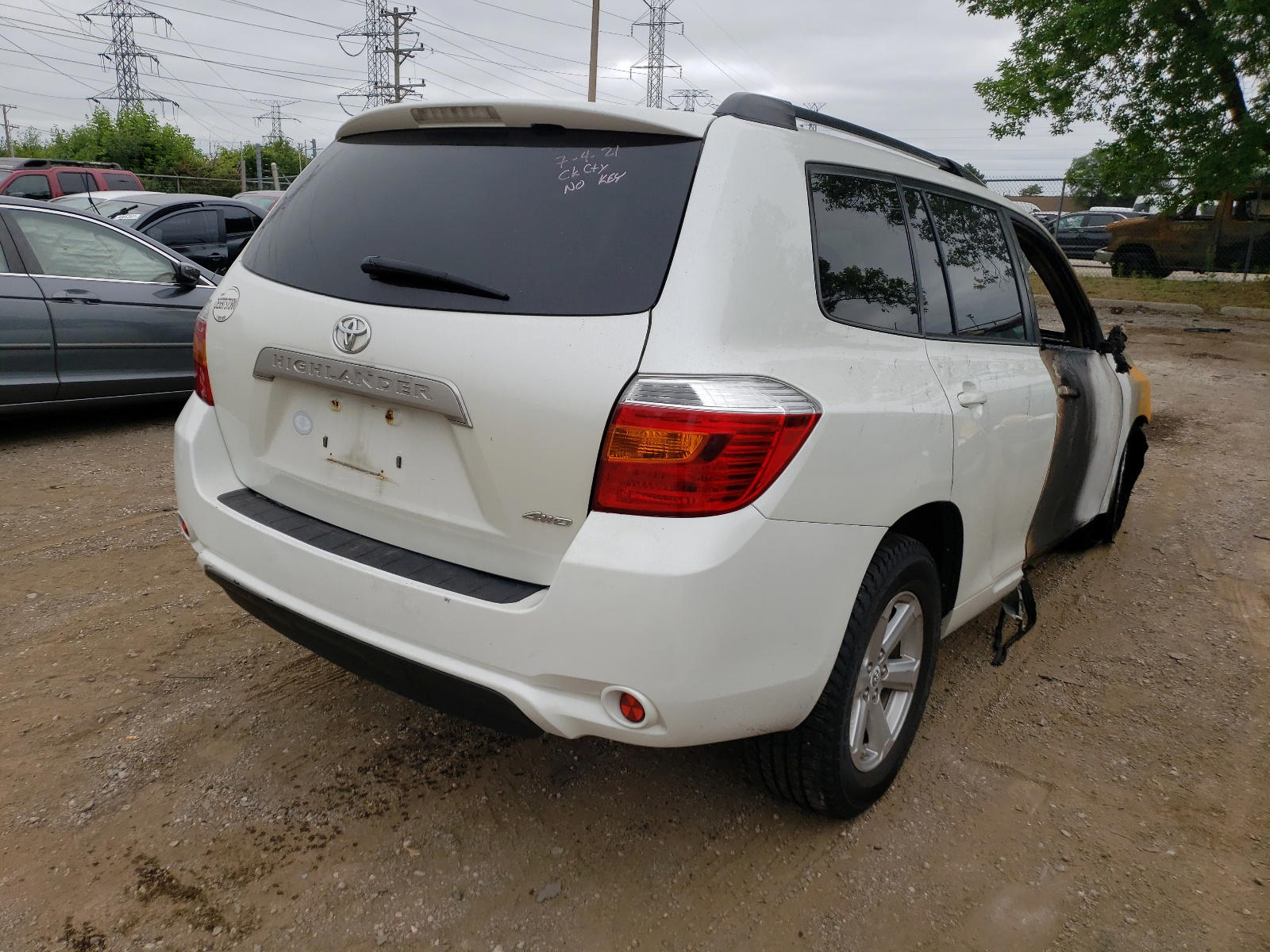 Photo 4 from auction – 2010 TOYOTA HIGHLANDER with VIN JTEBK3EH6A2161392