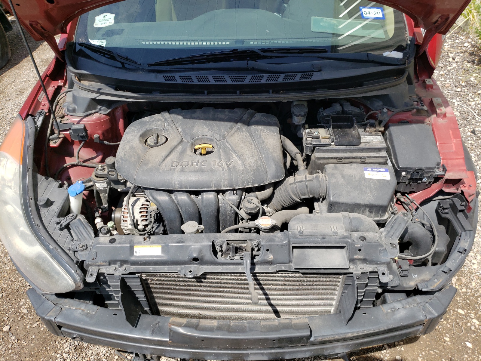Photo 7 from auction – 2011 HYUNDAI ELANTRA GL with VIN KMHDH4AEXBU106832
