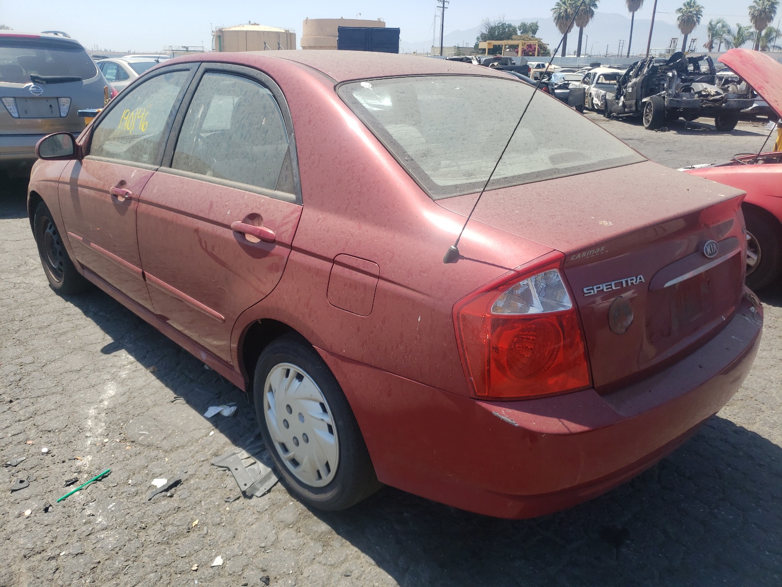 Photo 3 from auction – 2005 KIA SPECTRA LX with VIN KNAFE121855197451