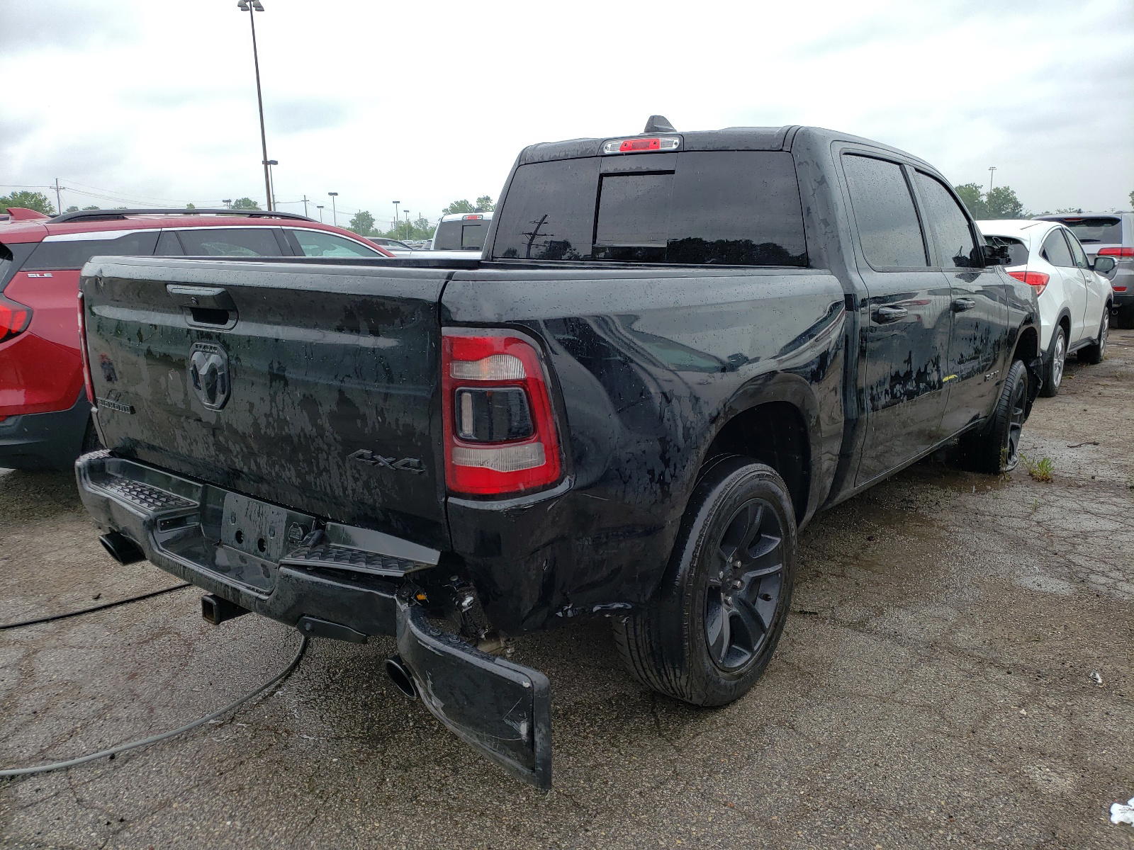 Photo 4 from auction – 2020 RAM 1500 BIG H with VIN 1C6SRFFTXLN282925