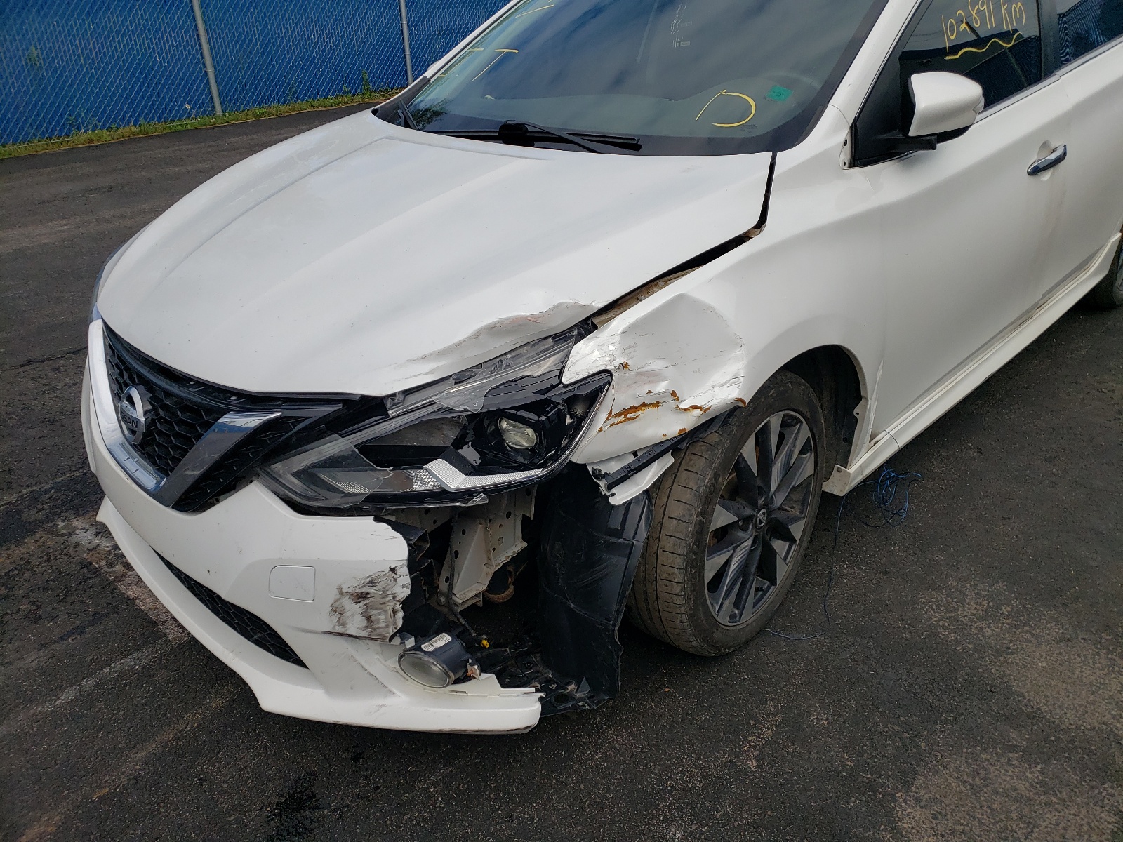Photo 9 from auction – 2017 NISSAN SENTRA SR with VIN 3N1CB7AP6HY204091