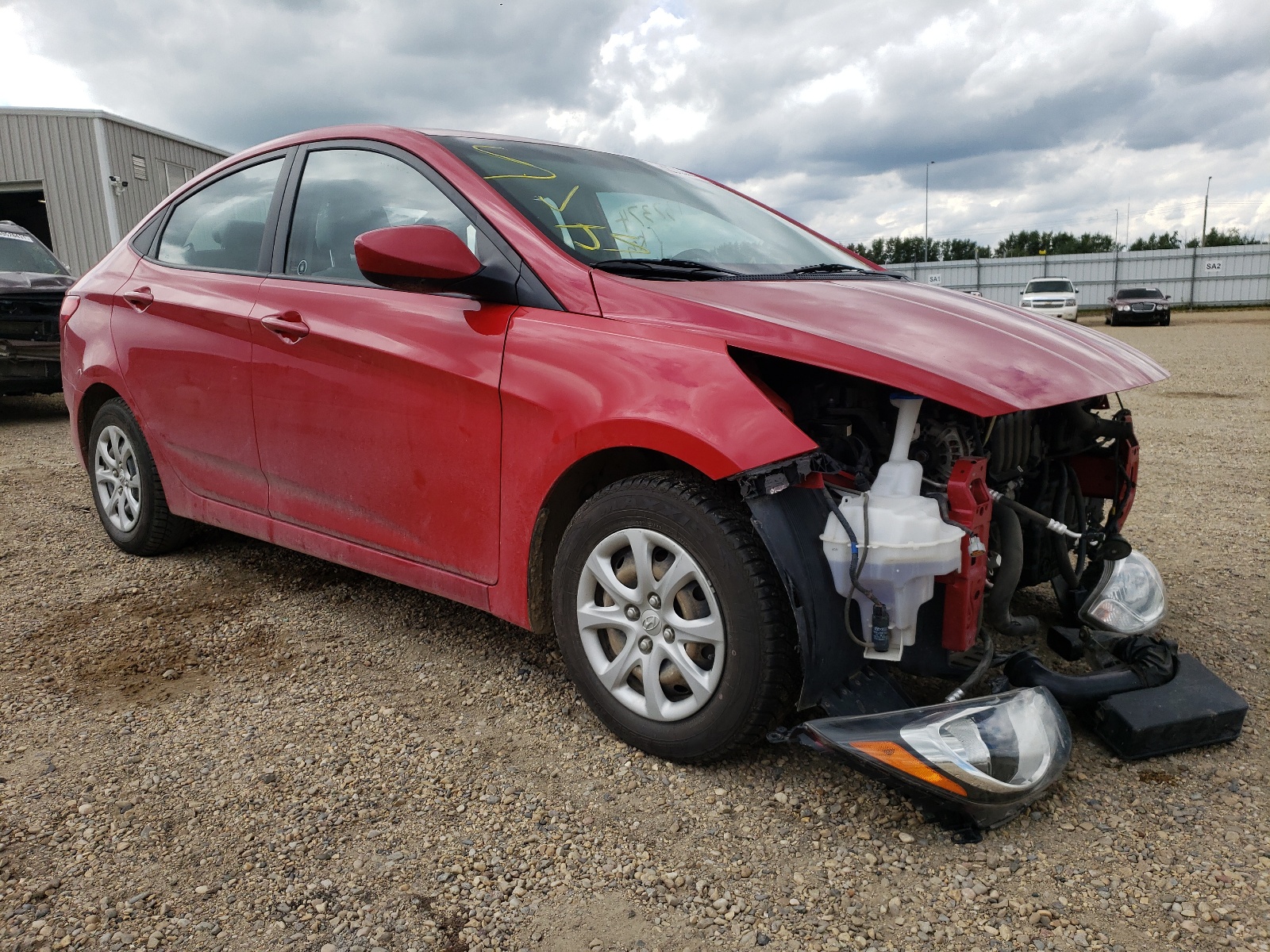 HYUNDAI ACCENT GLS 2014 with VIN KMHCT4AE2EU709711 - Photo from auction