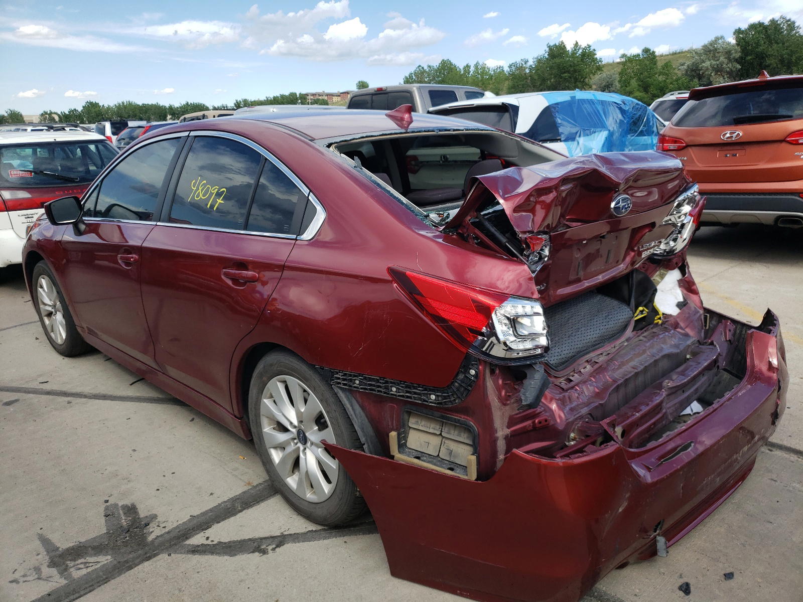 Photo 3 from auction – 2017 SUBARU LEGACY 2.5 with VIN 4S3BNAC68H3067648
