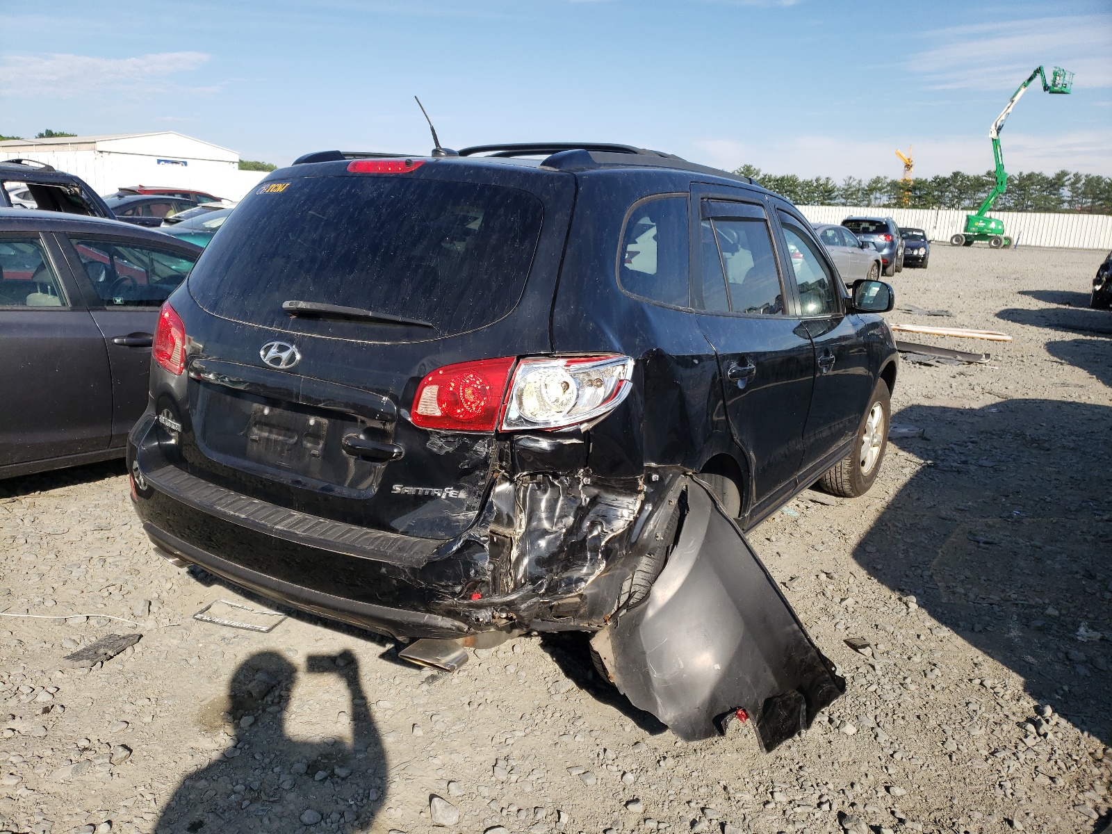Photo 4 from auction – 2007 HYUNDAI SANTA FE G with VIN 5NMSG13D87H128442