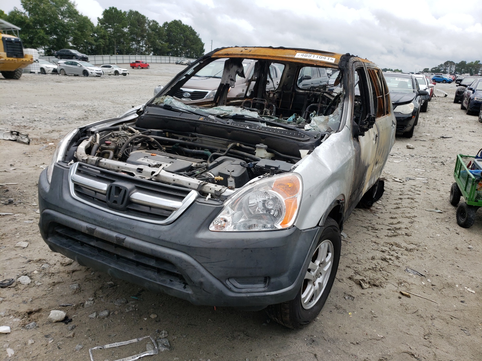 Photo 2 from auction – 2004 HONDA CR-V EX with VIN JHLRD78884C006456