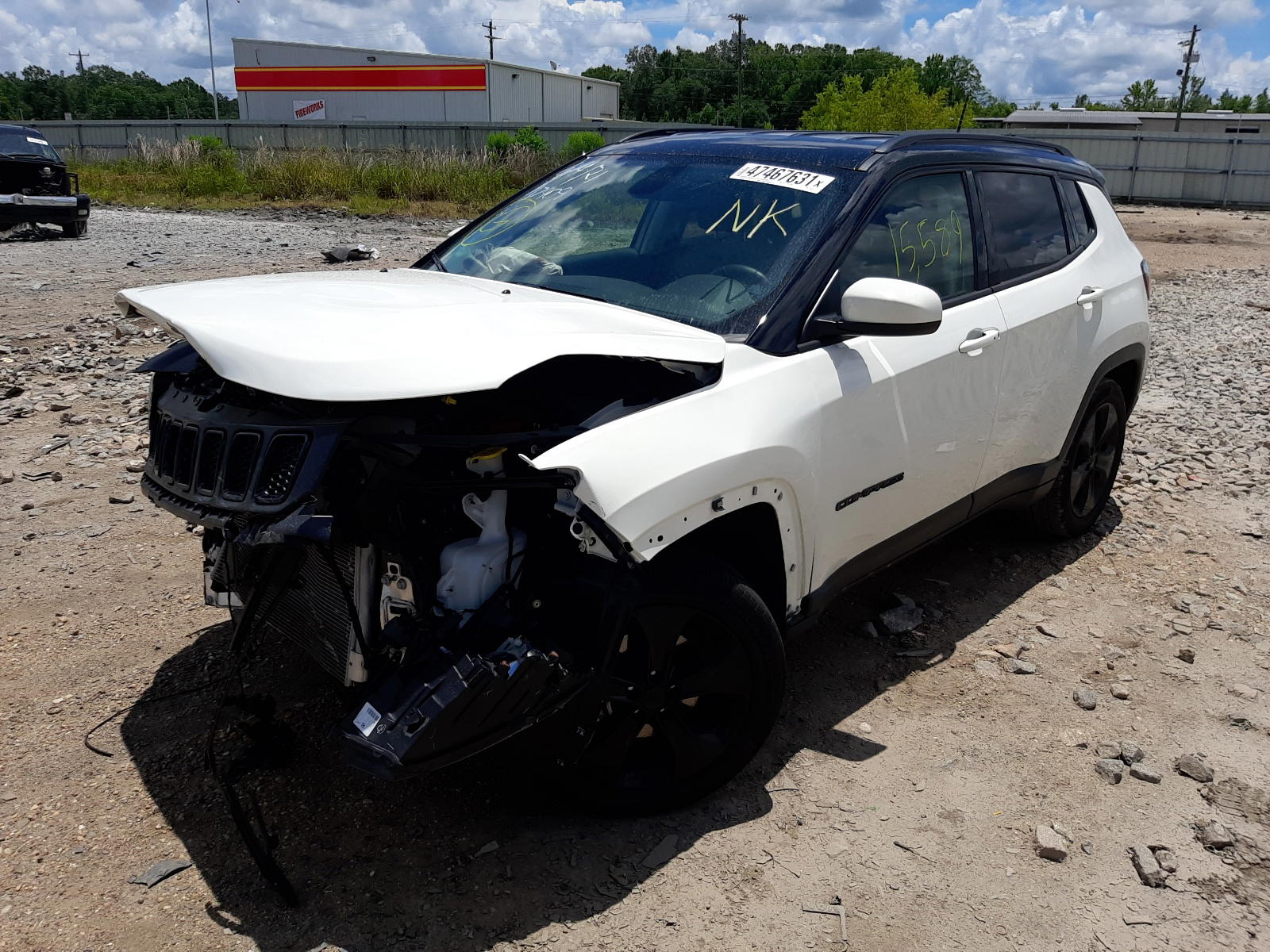 Photo 2 from auction – 2020 JEEP COMPASS LA with VIN 3C4NJCBB4LT205816