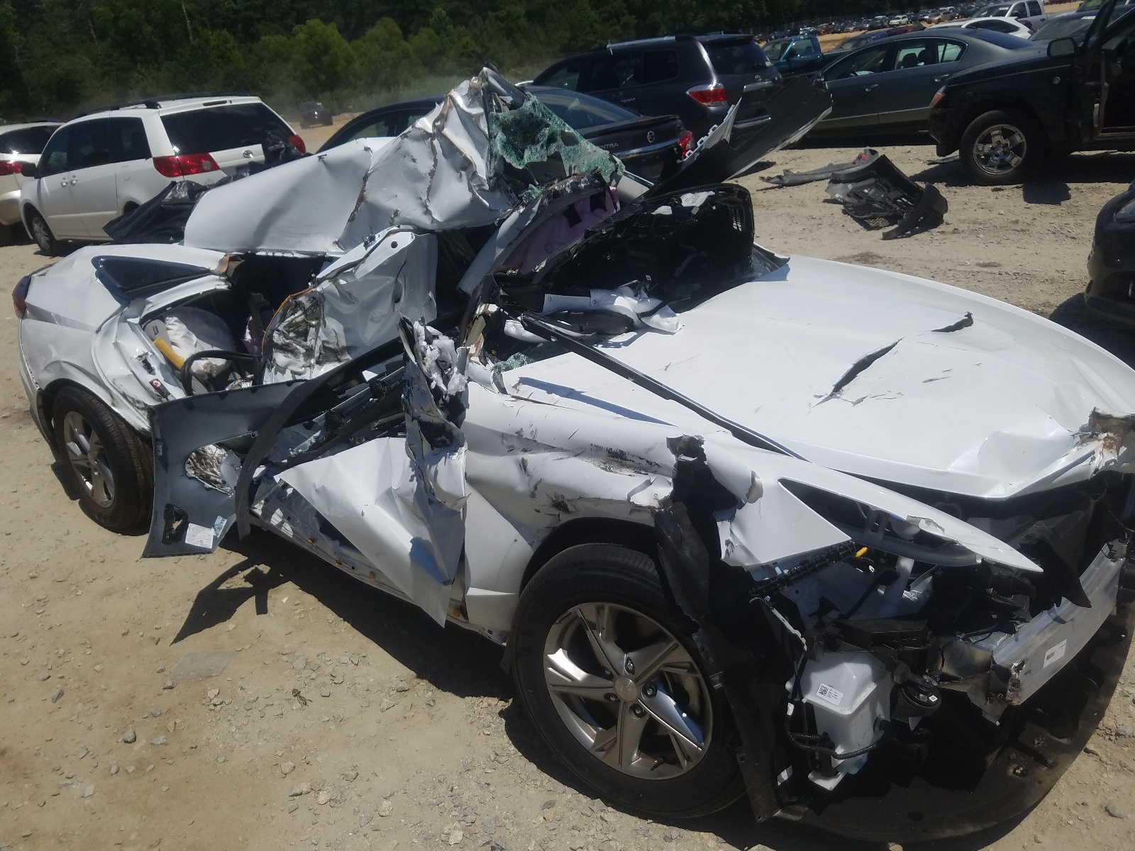 Photo 9 from auction – 2021 HYUNDAI SONATA SE with VIN 5NPEG4JA4MH072201