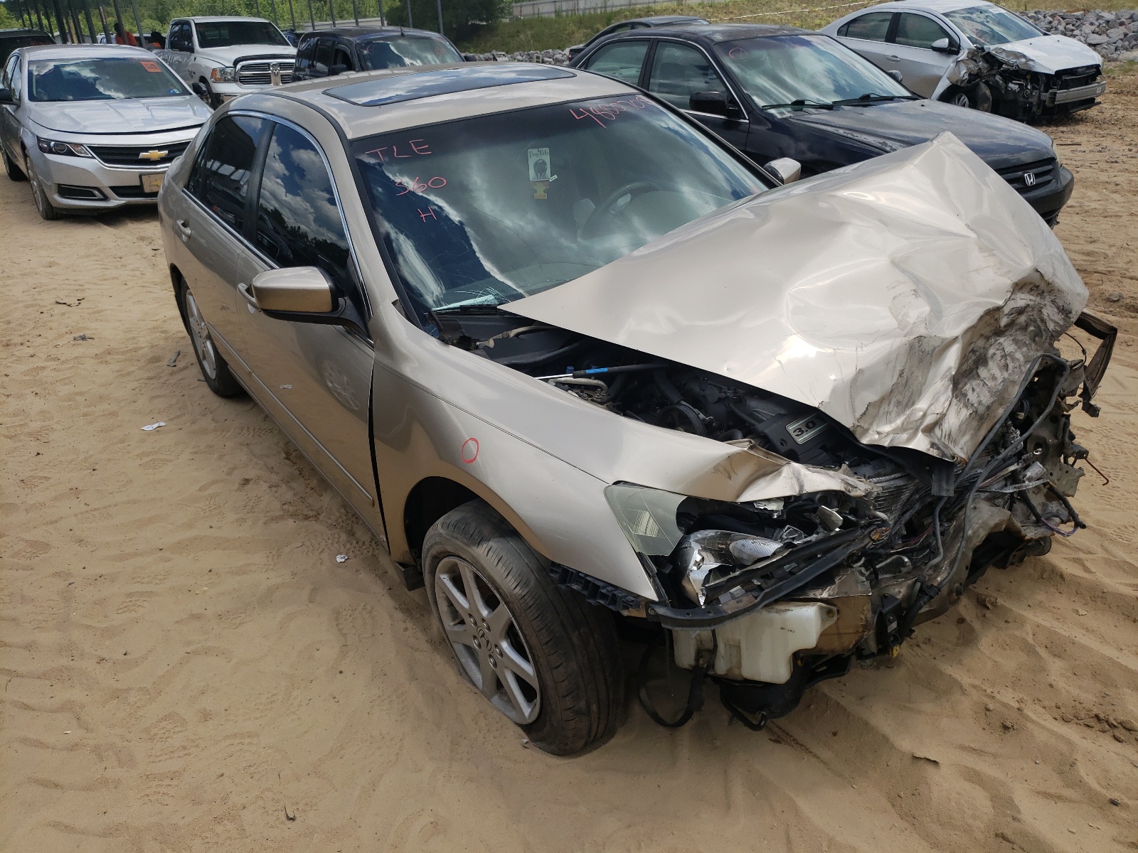 Photo 1 from auction – 2004 HONDA ACCORD EX with VIN 1HGCM66514A078019