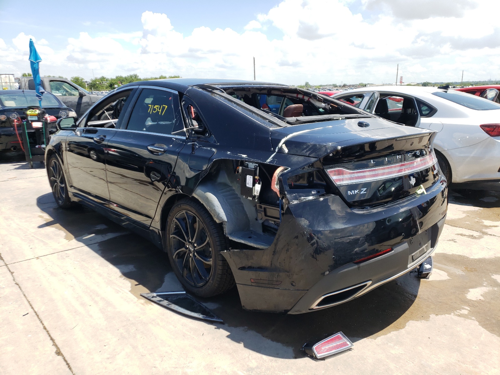 Photo 3 from auction – 2020 LINCOLN MKZ RESERV with VIN 3LN6L5E92LR620807