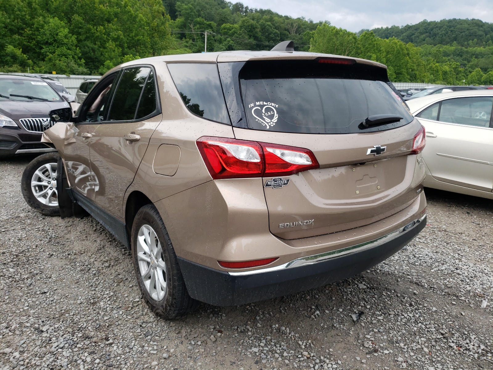 Photo 3 from auction – 2018 CHEVROLET EQUINOX LS with VIN 2GNAXREV5J6267417