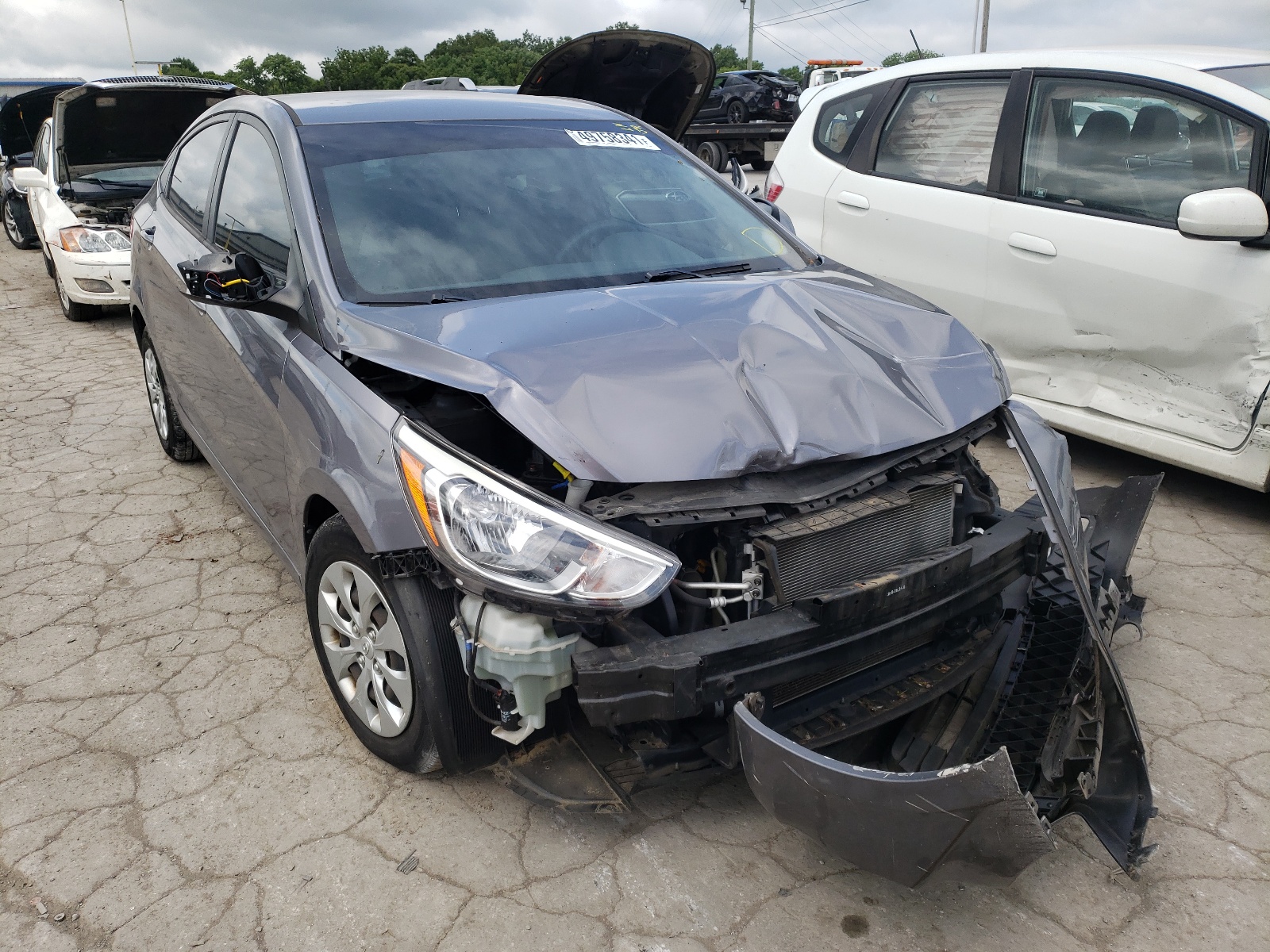 HYUNDAI ACCENT SE 2016 with VIN KMHCT4AE9GU970546 - Photo from auction