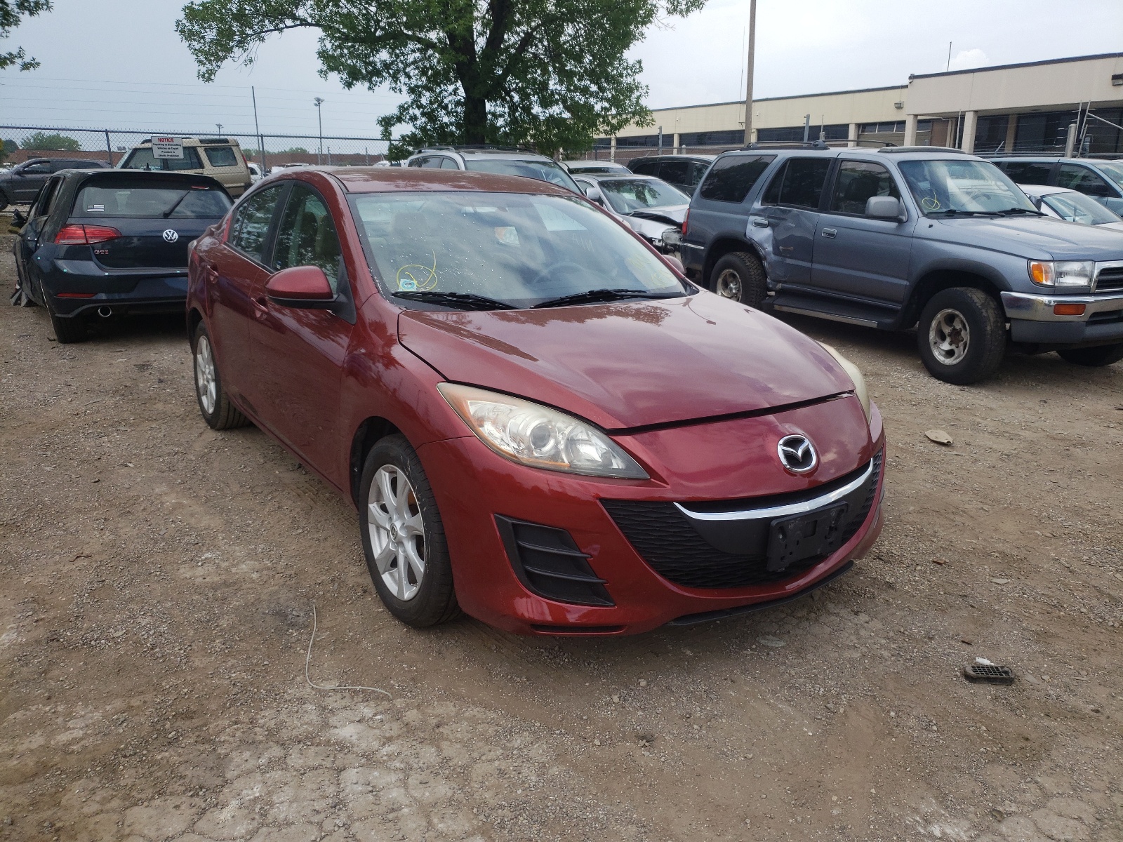 MAZDA 3 I 2010 with VIN JM1BL1SF7A1144406 - Photo from auction
