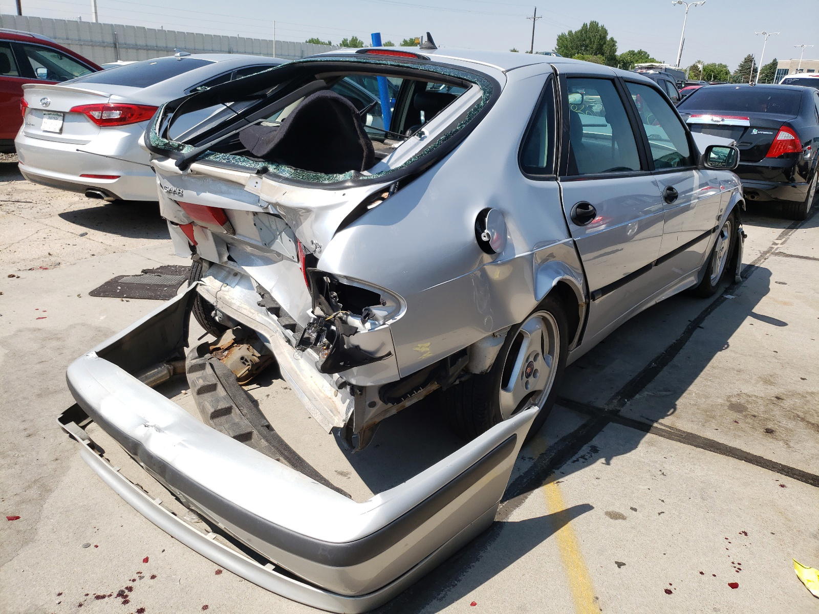Photo 4 from auction – 2002 SAAB 9-3 SE with VIN YS3DF55K622028277
