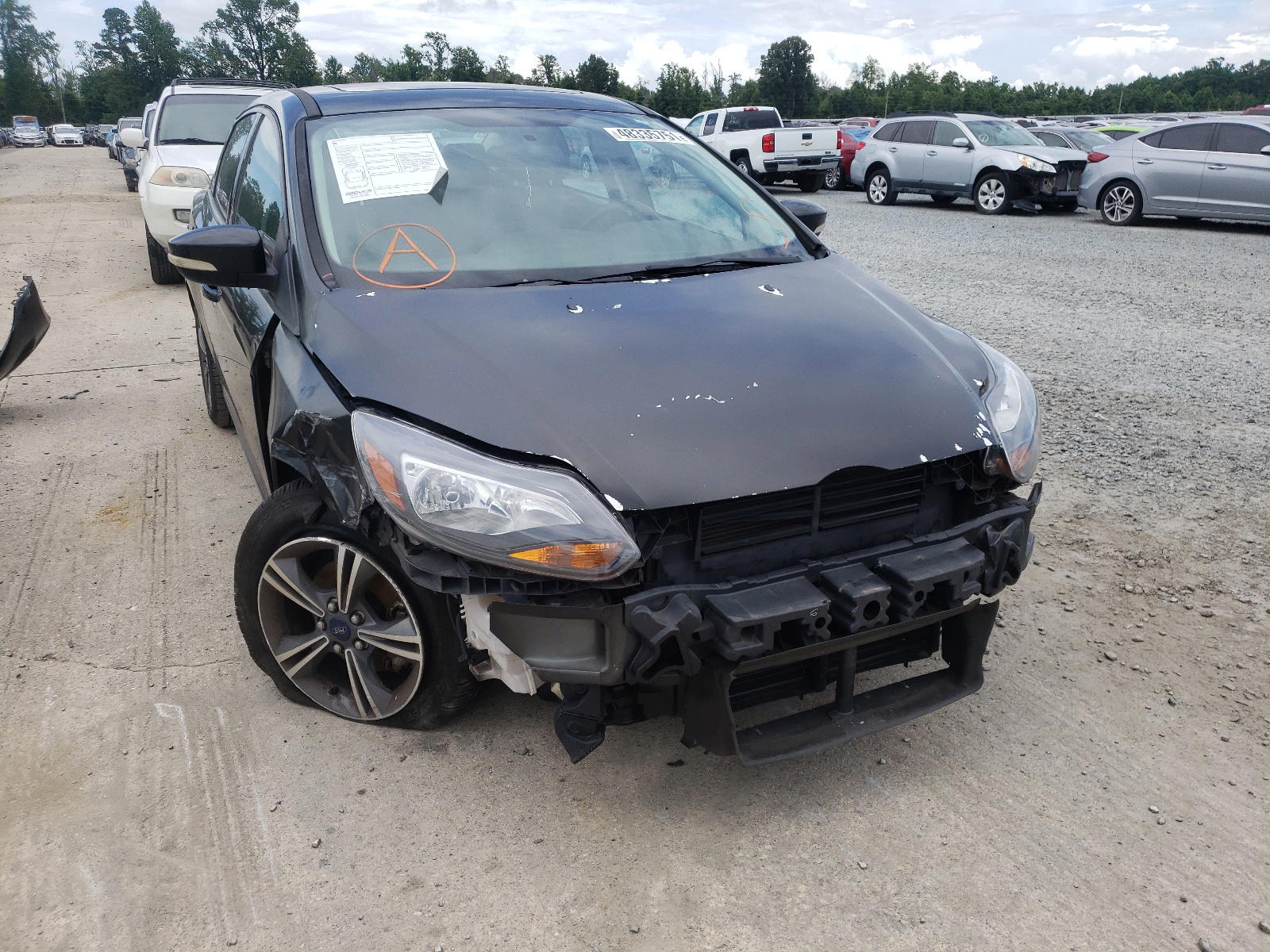 Photo 9 from auction – 2014 FORD FOCUS SE with VIN 1FADP3F25EL353384