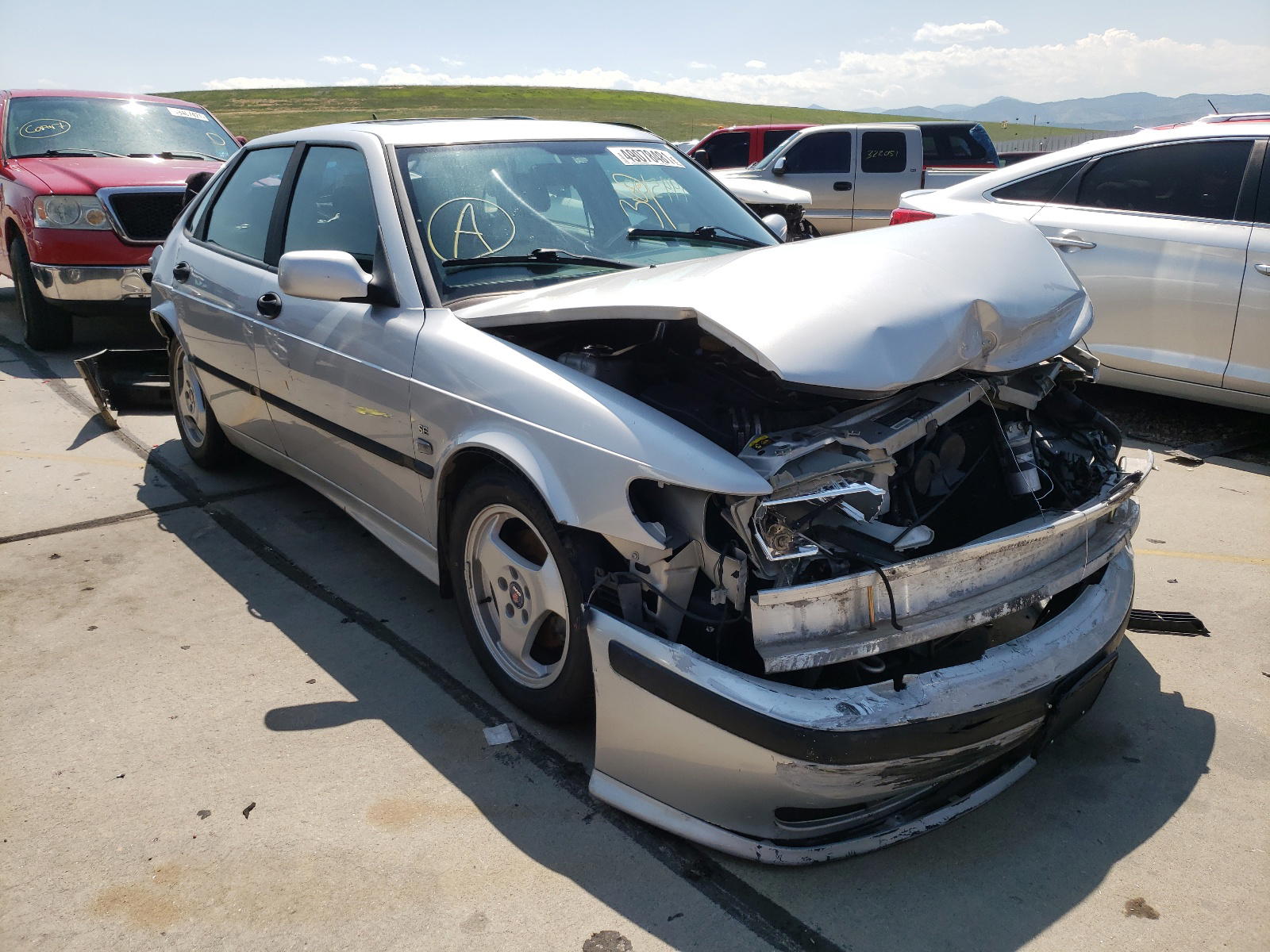 SAAB 9-3 SE 2002 with VIN YS3DF55K622028277 - Photo from auction
