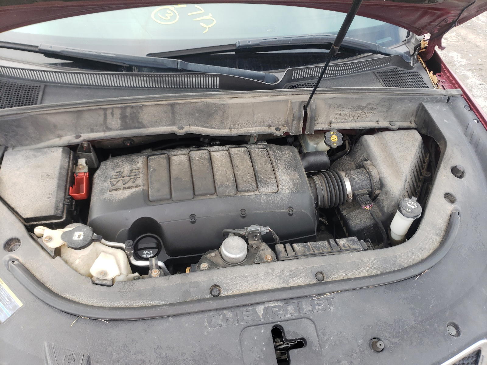 Photo 7 from auction – 2010 CHEVROLET TRAVERSE L with VIN 1GNLRFED5AJ197722
