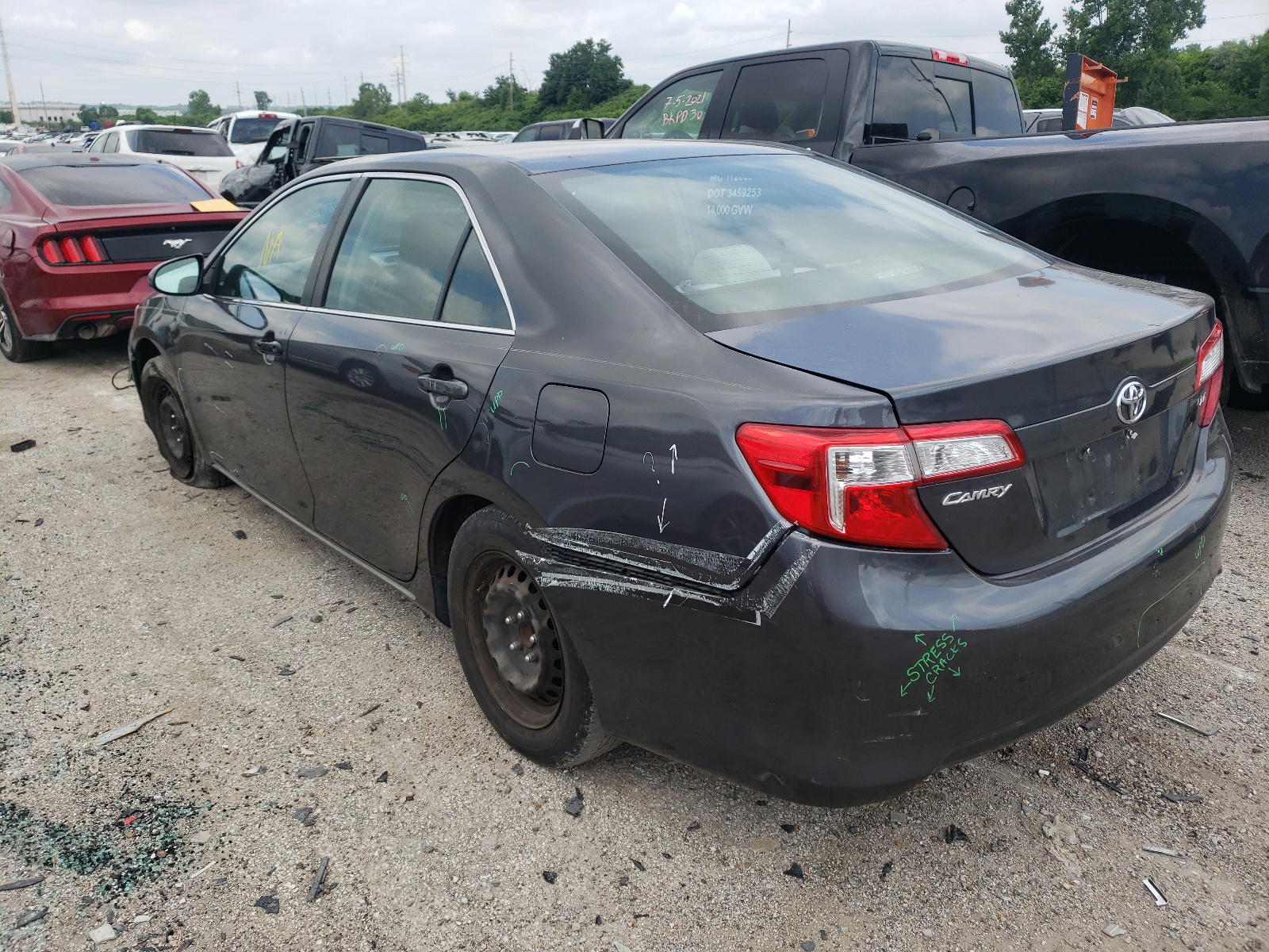 Photo 3 from auction – 2012 TOYOTA CAMRY BASE with VIN 4T4BF1FK3CR268562