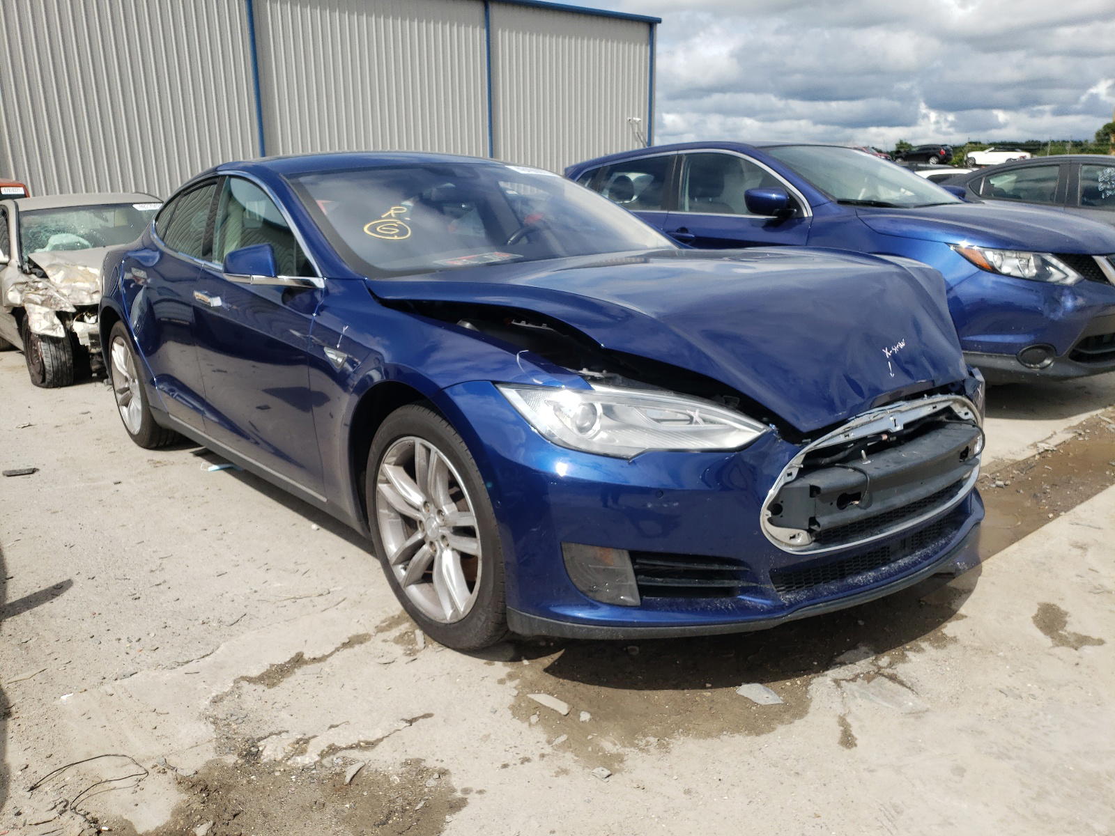 TESLA MODEL S 2016 with VIN 5YJSA1E13GF124174 - Photo from auction