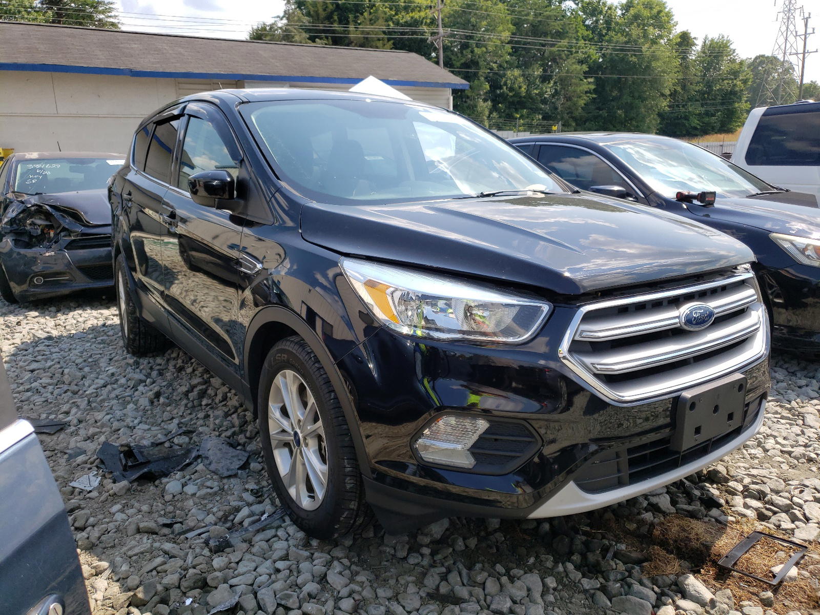 FORD ESCAPE SE 2017 with VIN 1FMCU0G91HUB67778 - Photo from auction