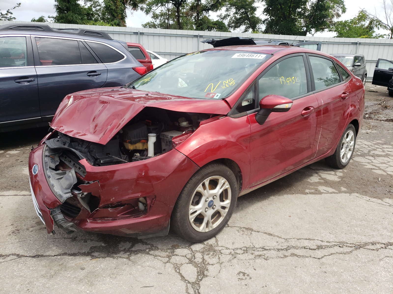 Photo 2 from auction – 2014 FORD FIESTA SE with VIN 3FADP4BJXEM139928