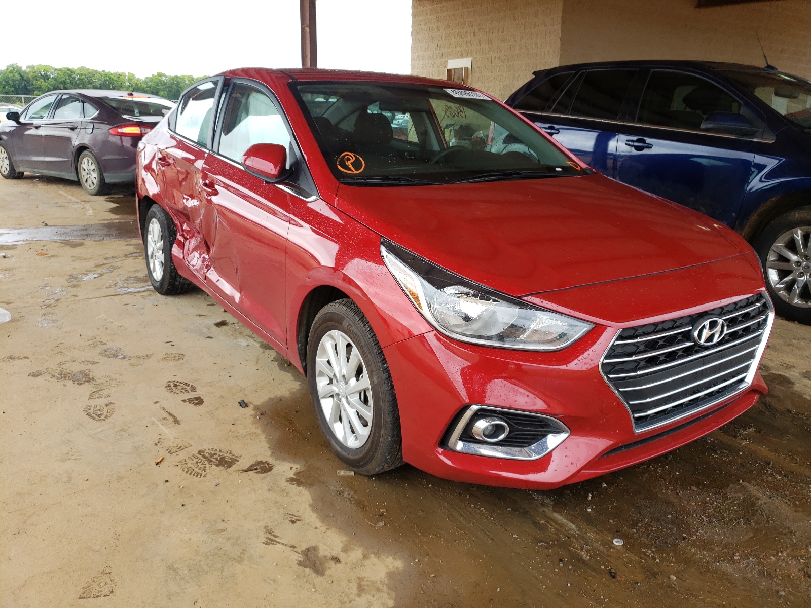 HYUNDAI ACCENT SE 2021 with VIN 3KPC24A60ME133758 - Photo from auction
