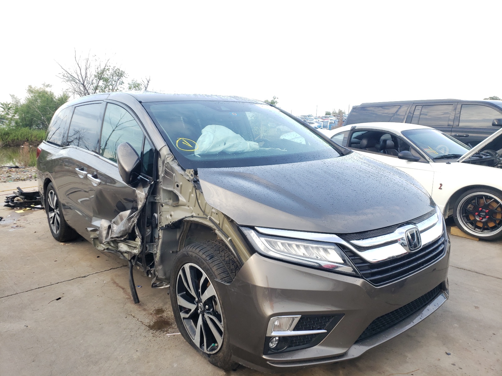 Photo 1 from auction – 2018 HONDA ODYSSEY EL with VIN 5FNRL6H91JB018983