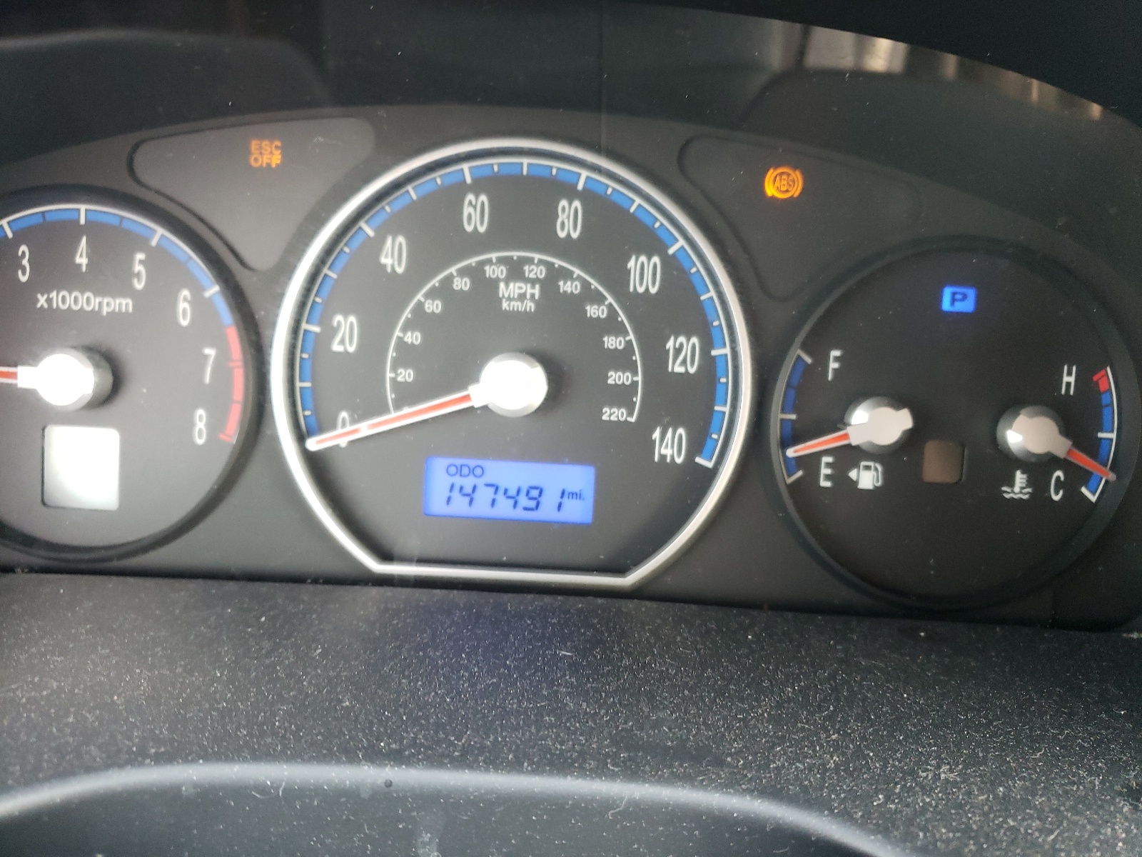Photo 8 from auction – 2007 HYUNDAI SANTA FE G with VIN 5NMSG13D87H128442
