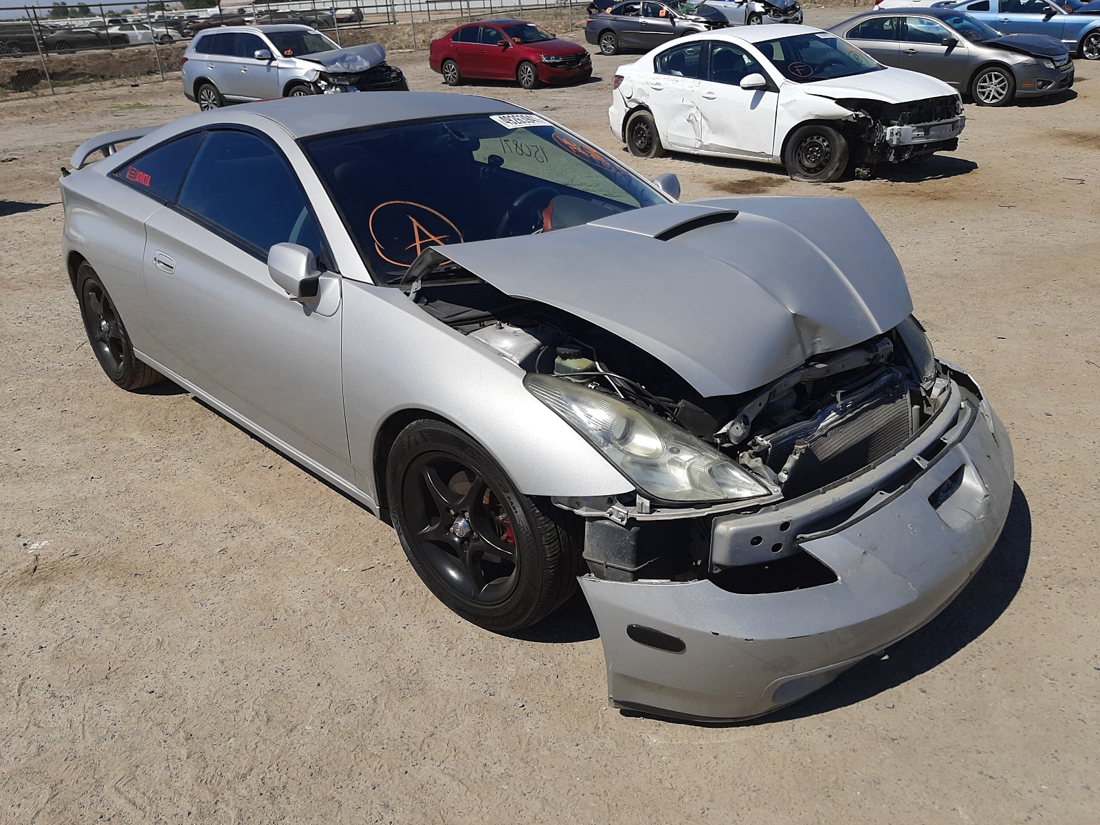 TOYOTA CELICA GT 2002 with VIN JTDDR32T320115226 - Photo from auction