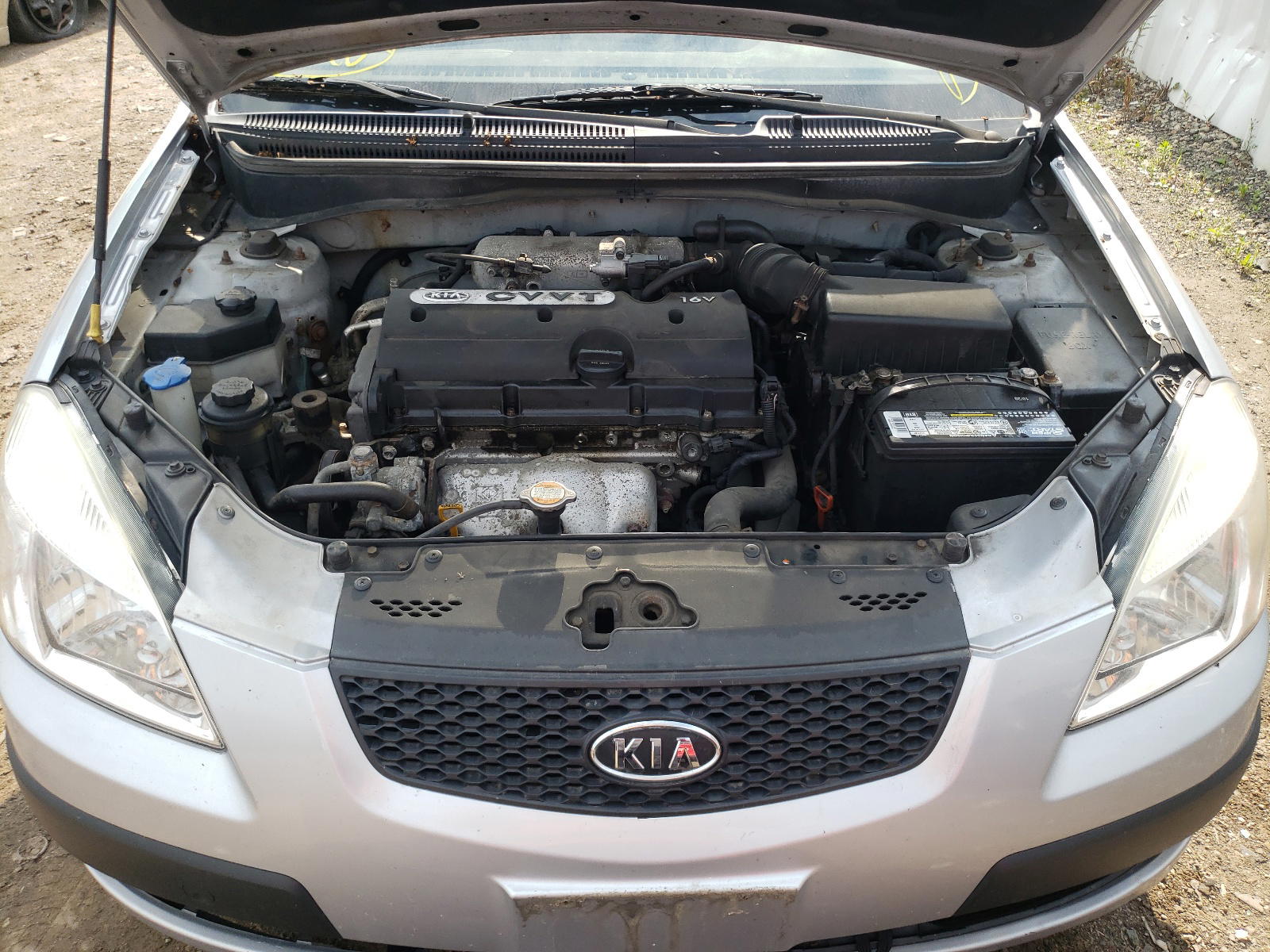 Photo 7 from auction – 2009 KIA RIO BASE with VIN KNADE223696518675